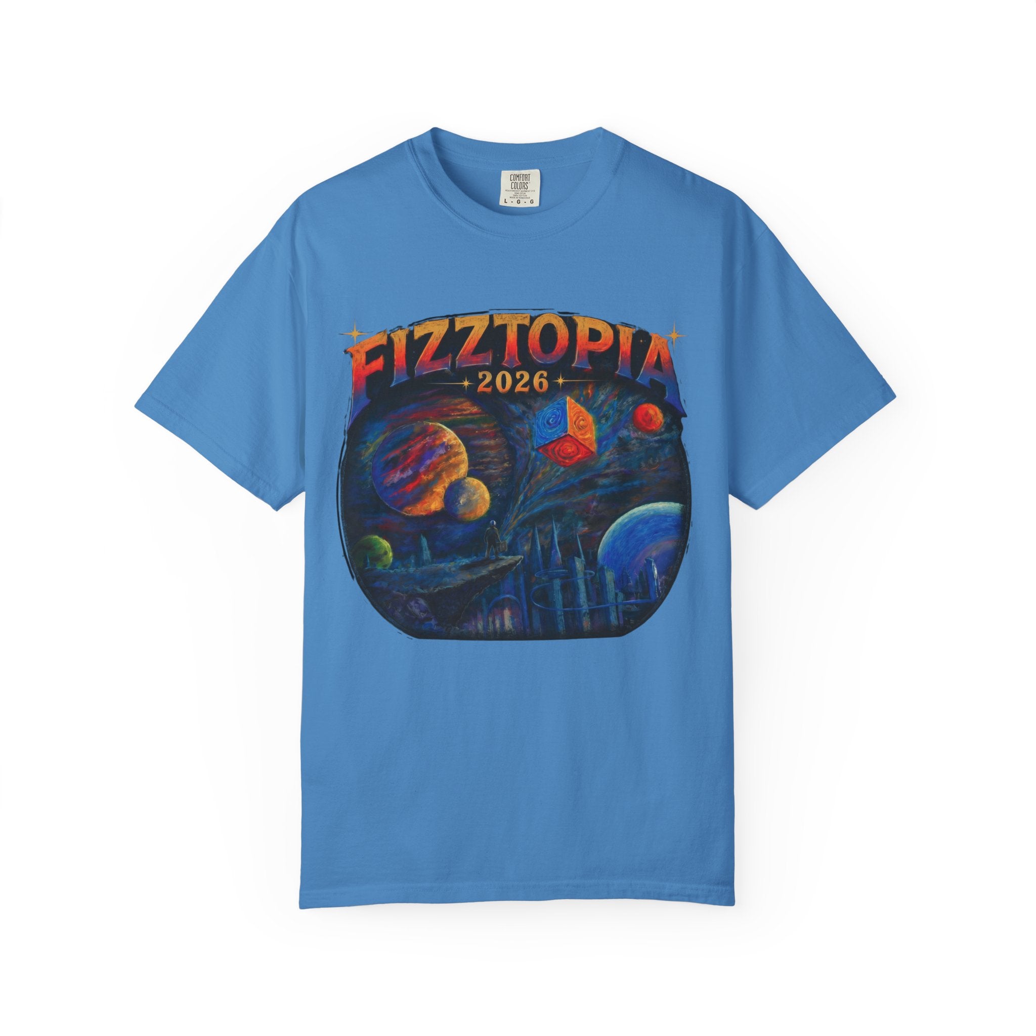 Daddy Ring Bomb's Fizztopia Galaxy Shirt - Comfort Colors
