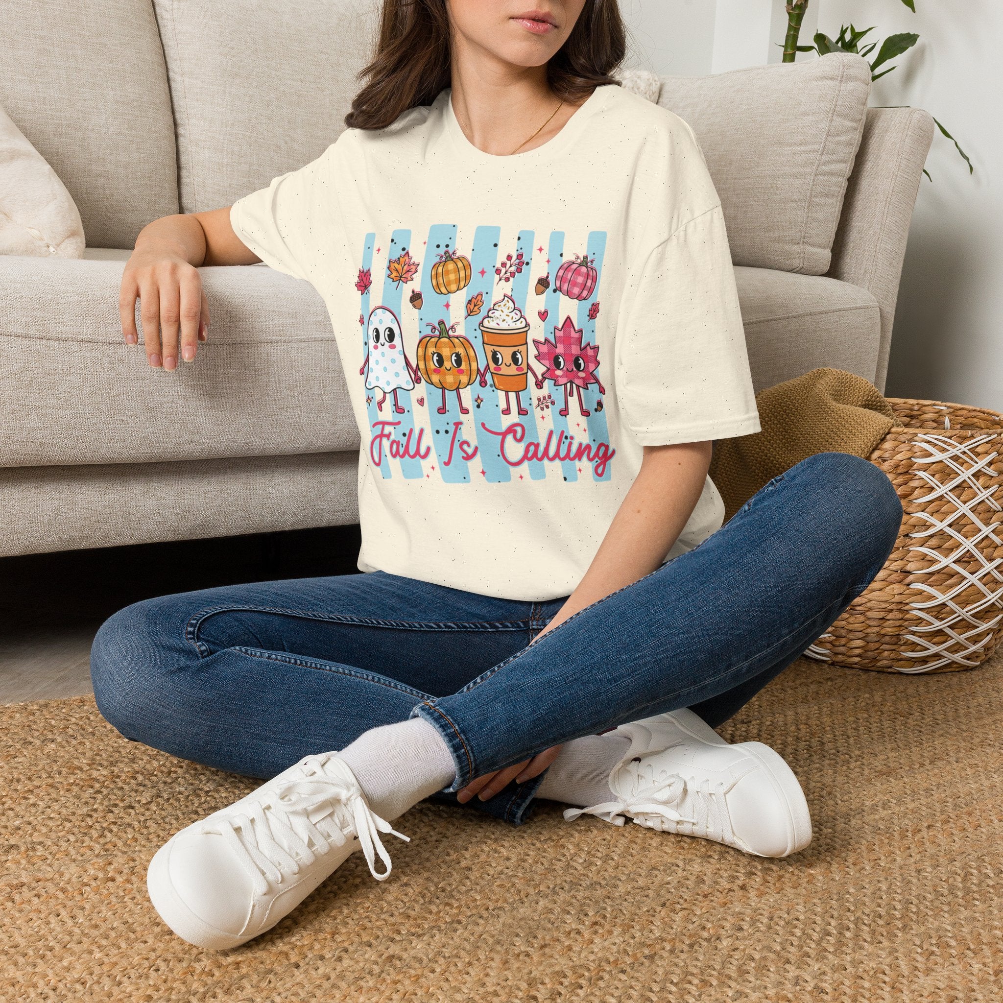 Fall Is Calling Tee - Gildan