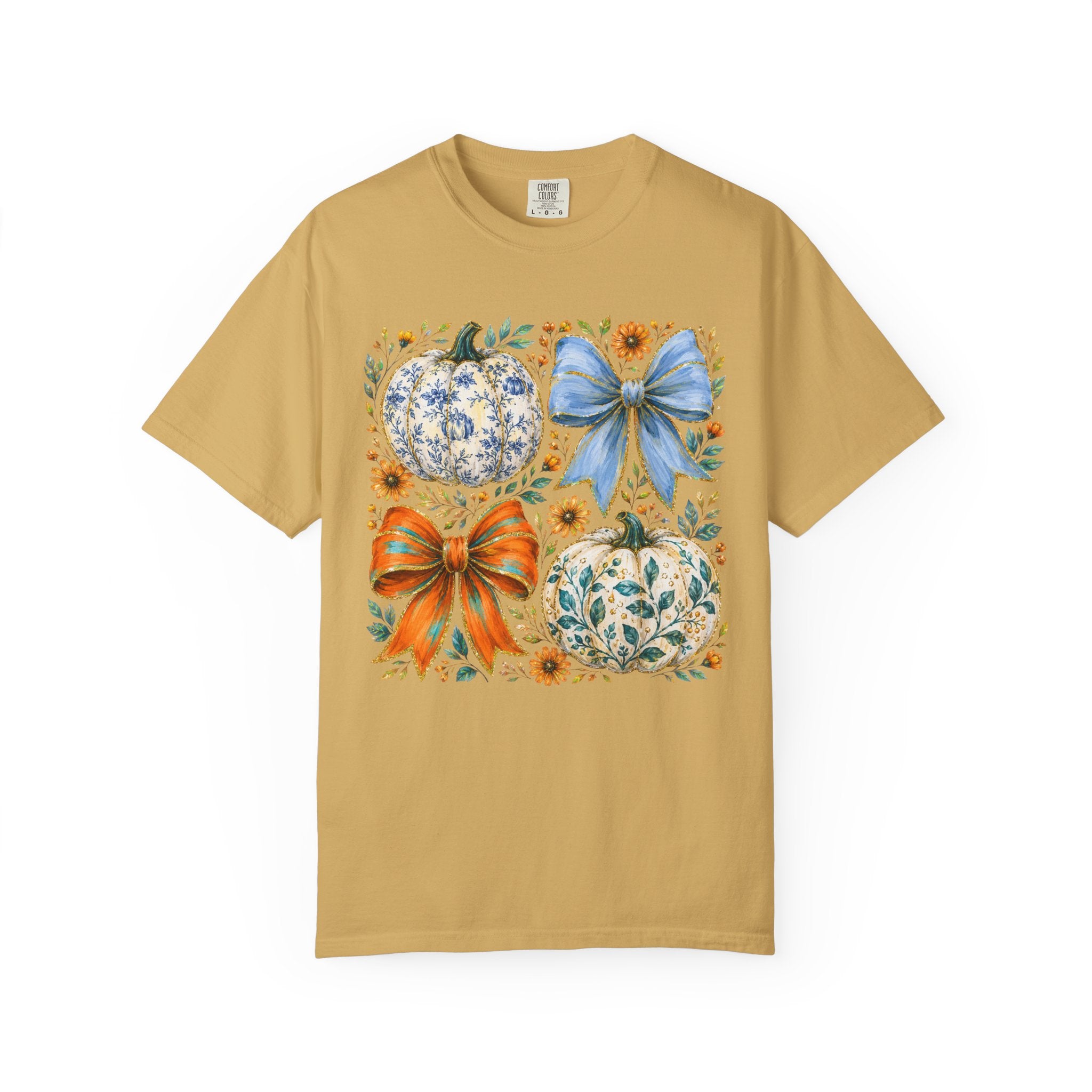 Cozy Autumn Pumpkin Tee - Comfort Colors