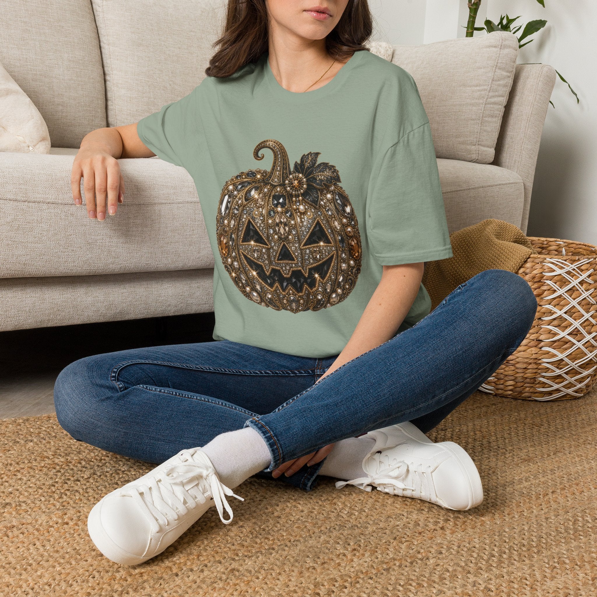 The Jeweled Pumpkin Tee - Gildan