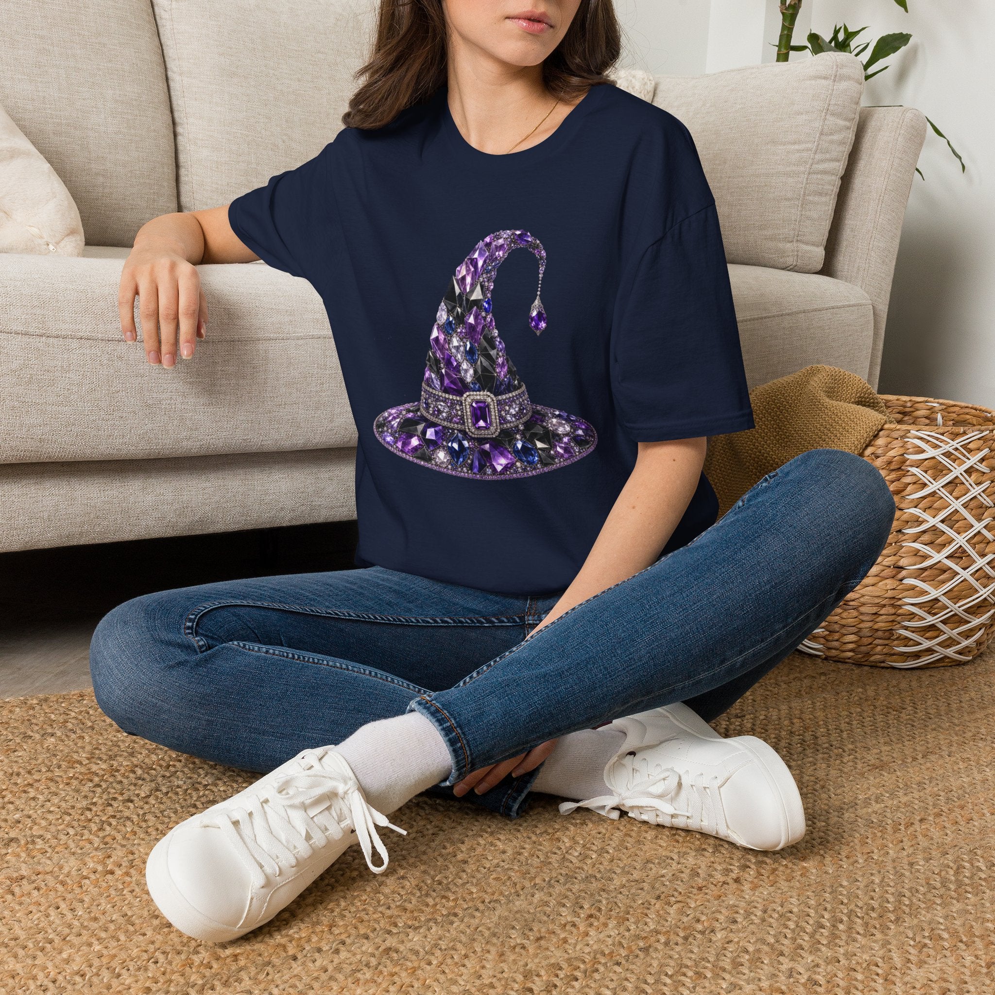 The Jeweled Witches Hat Tee - Gildan