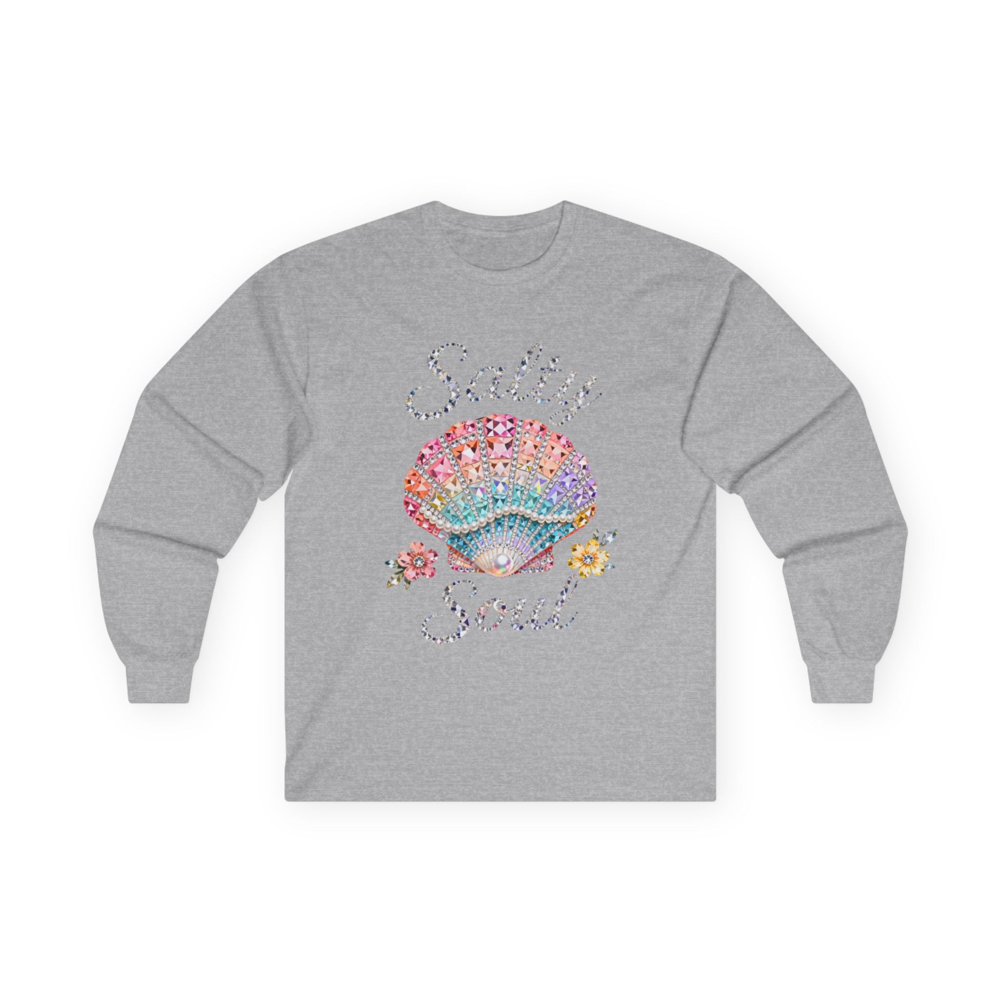 Salty Soul Long Sleeve Tee - Gildan