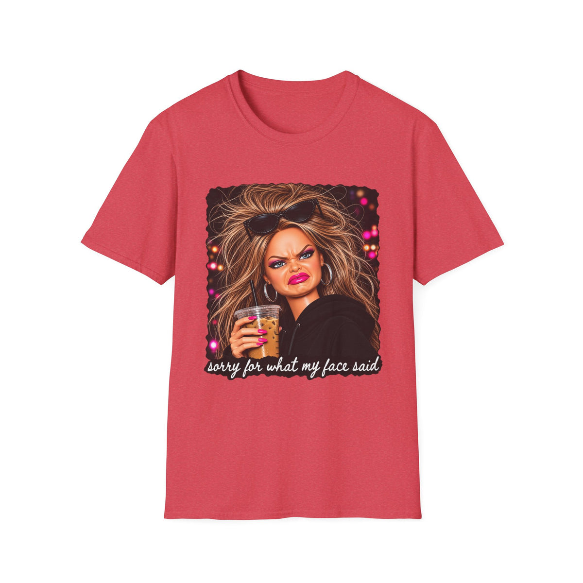 Sorry For What My Face Said Tee - Gildan