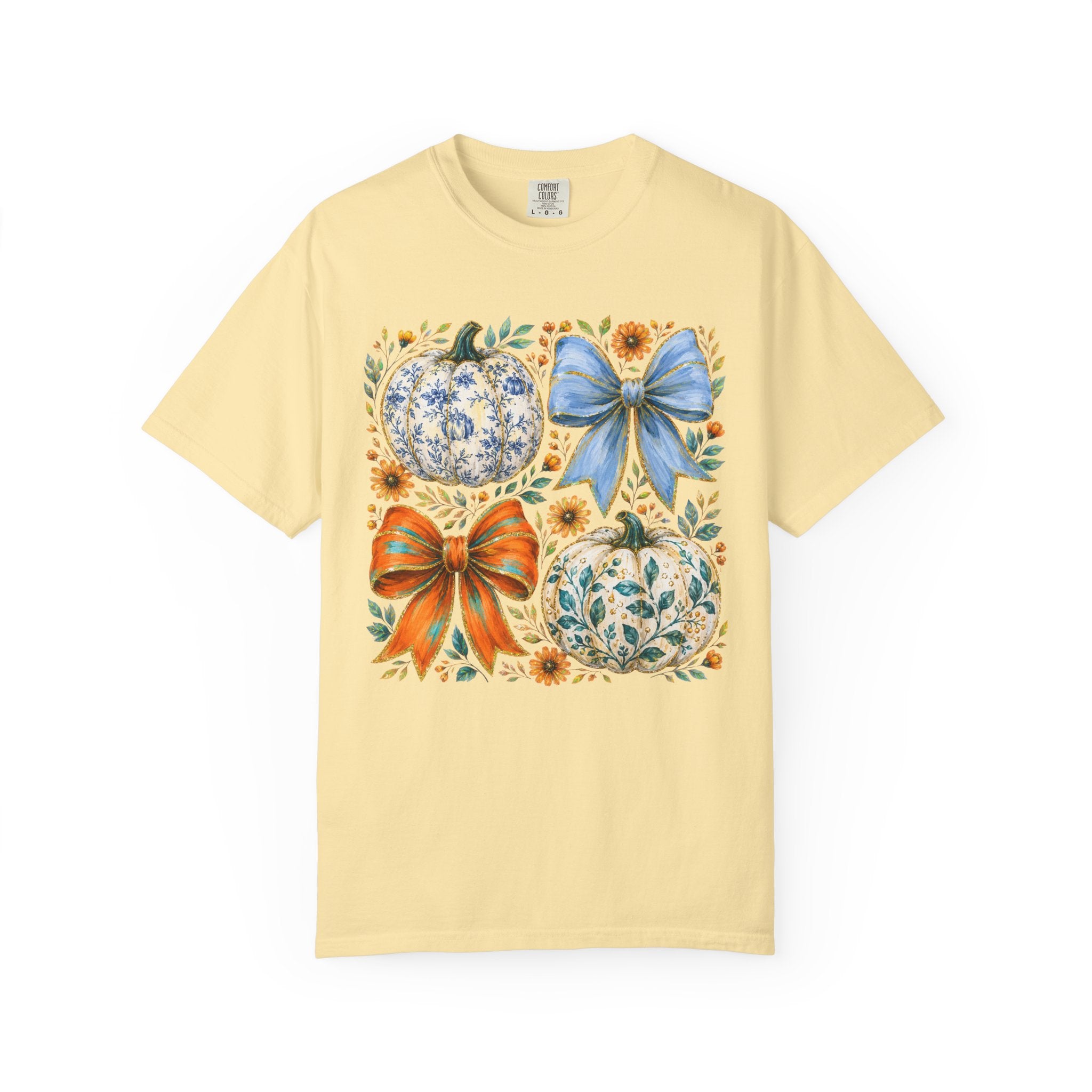 Cozy Autumn Pumpkin Tee - Comfort Colors