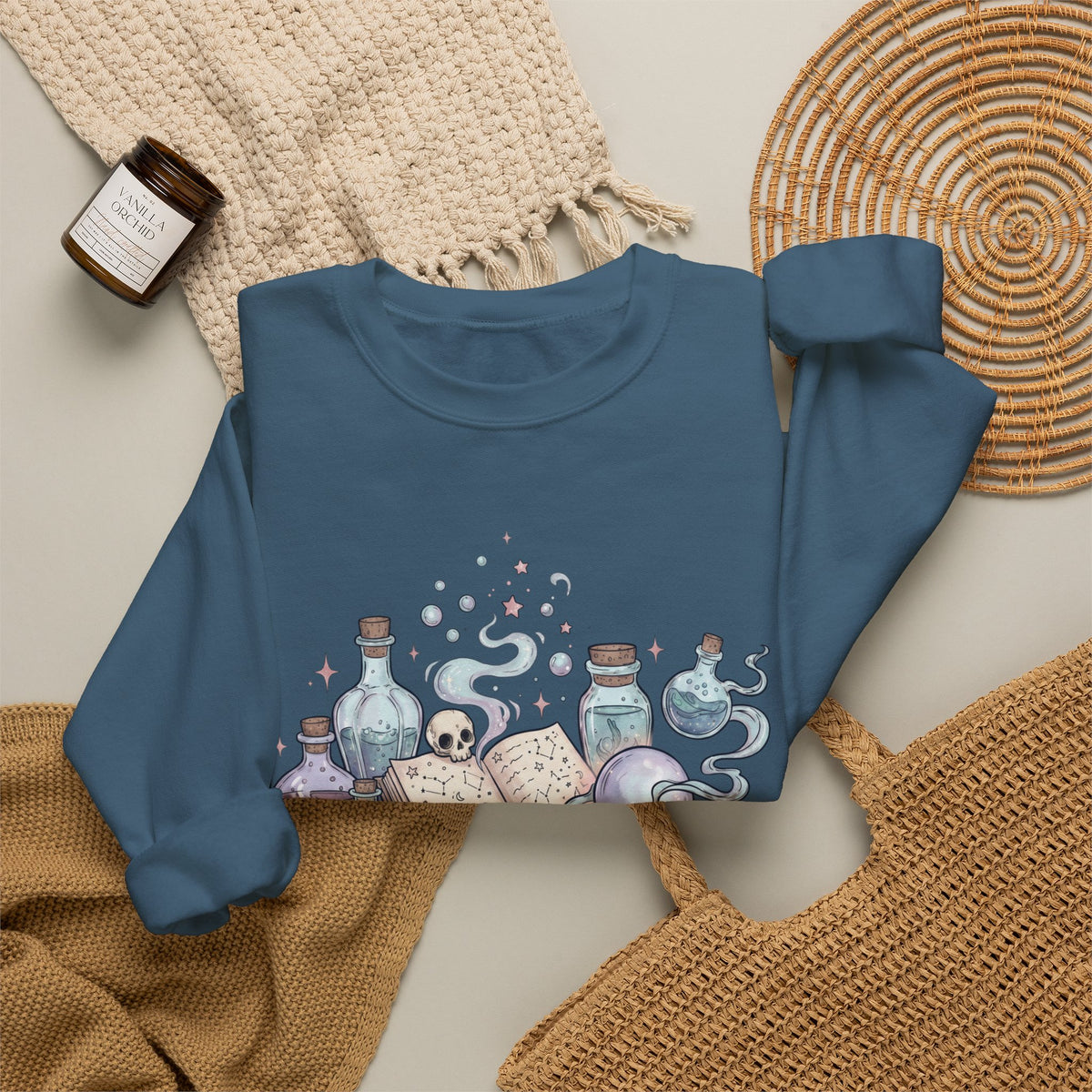 Potion Bottles and Pretty Sparkles Sweatshirt - Gildan
