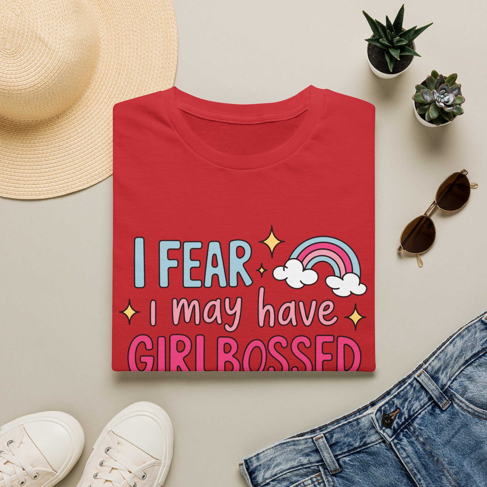 Girlbossed Too Hard Tee- Gildan