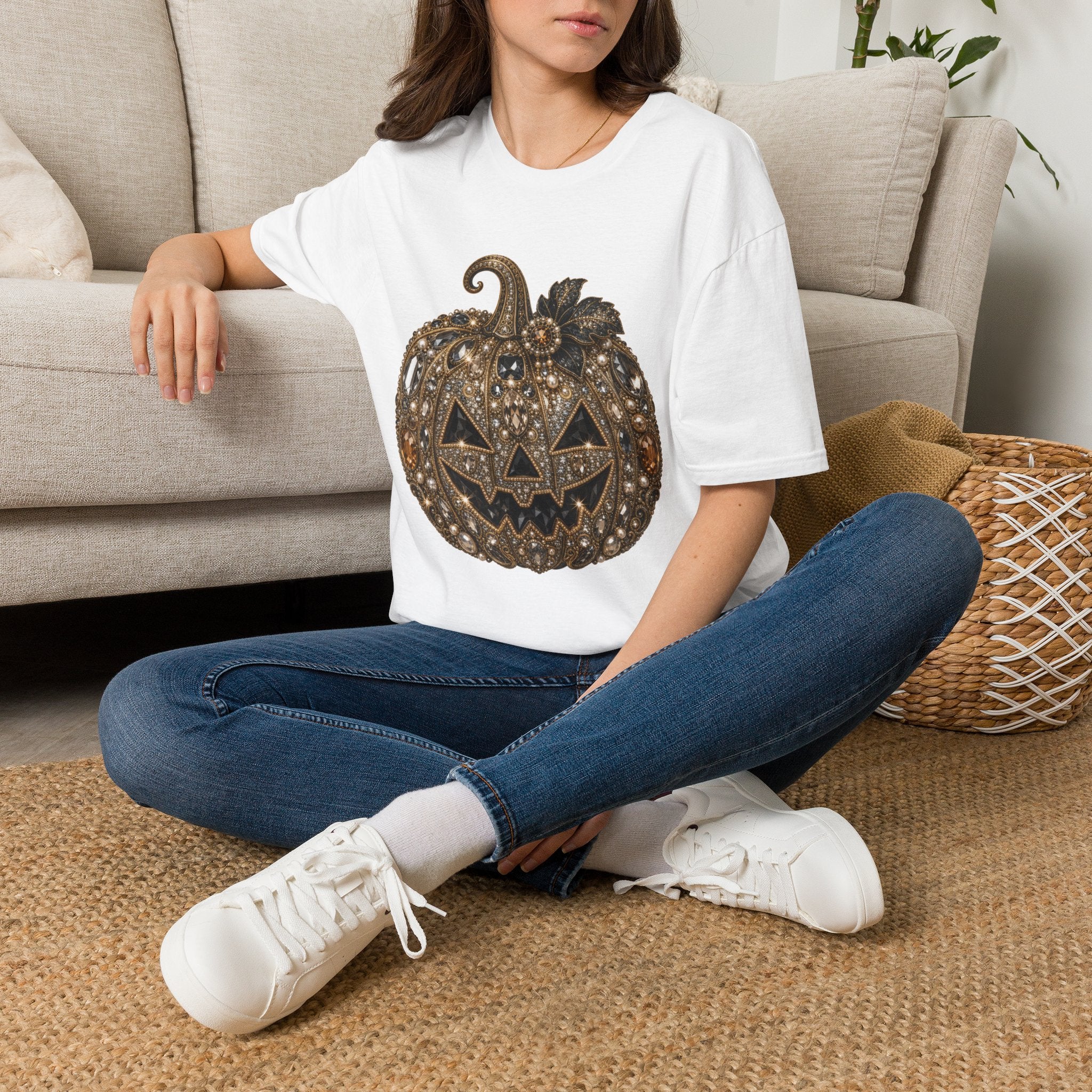 The Jeweled Pumpkin Tee - Gildan