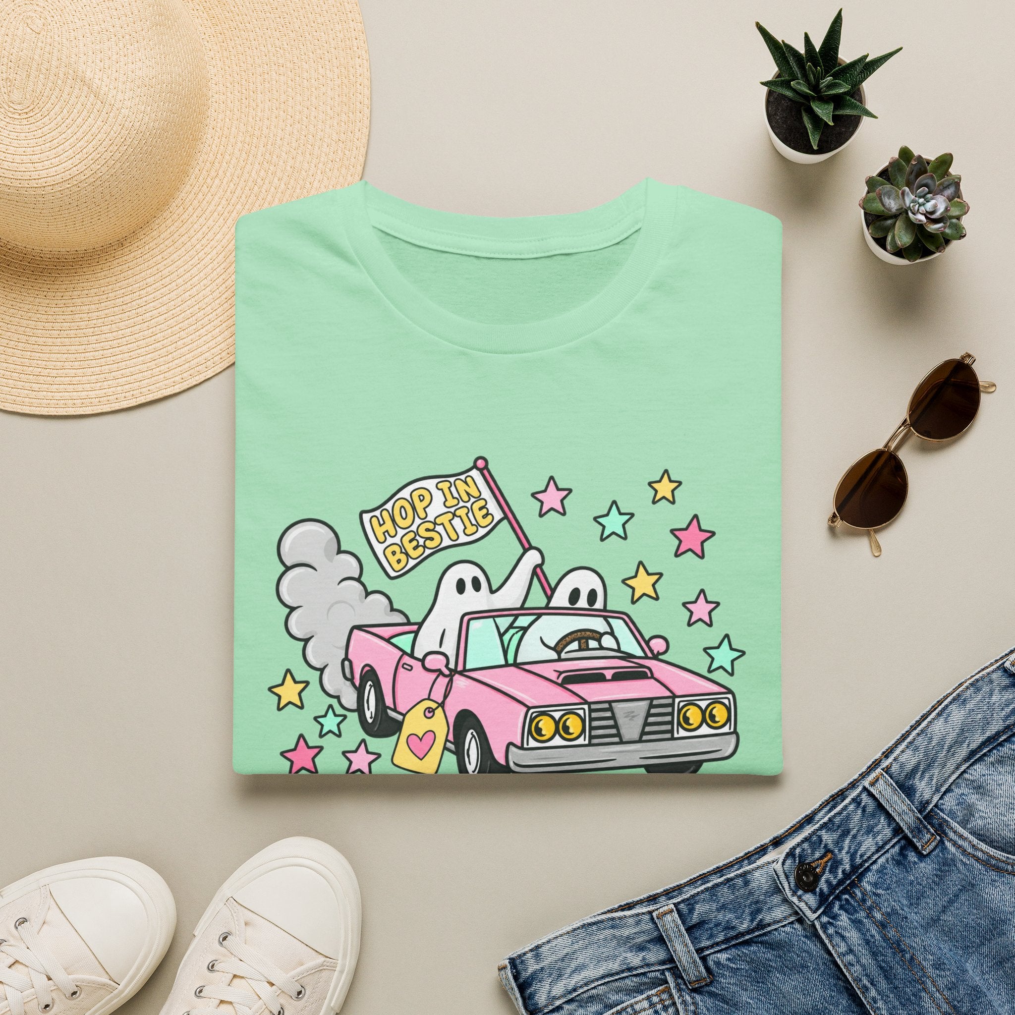 Hop In Bestie Tee - Gildan