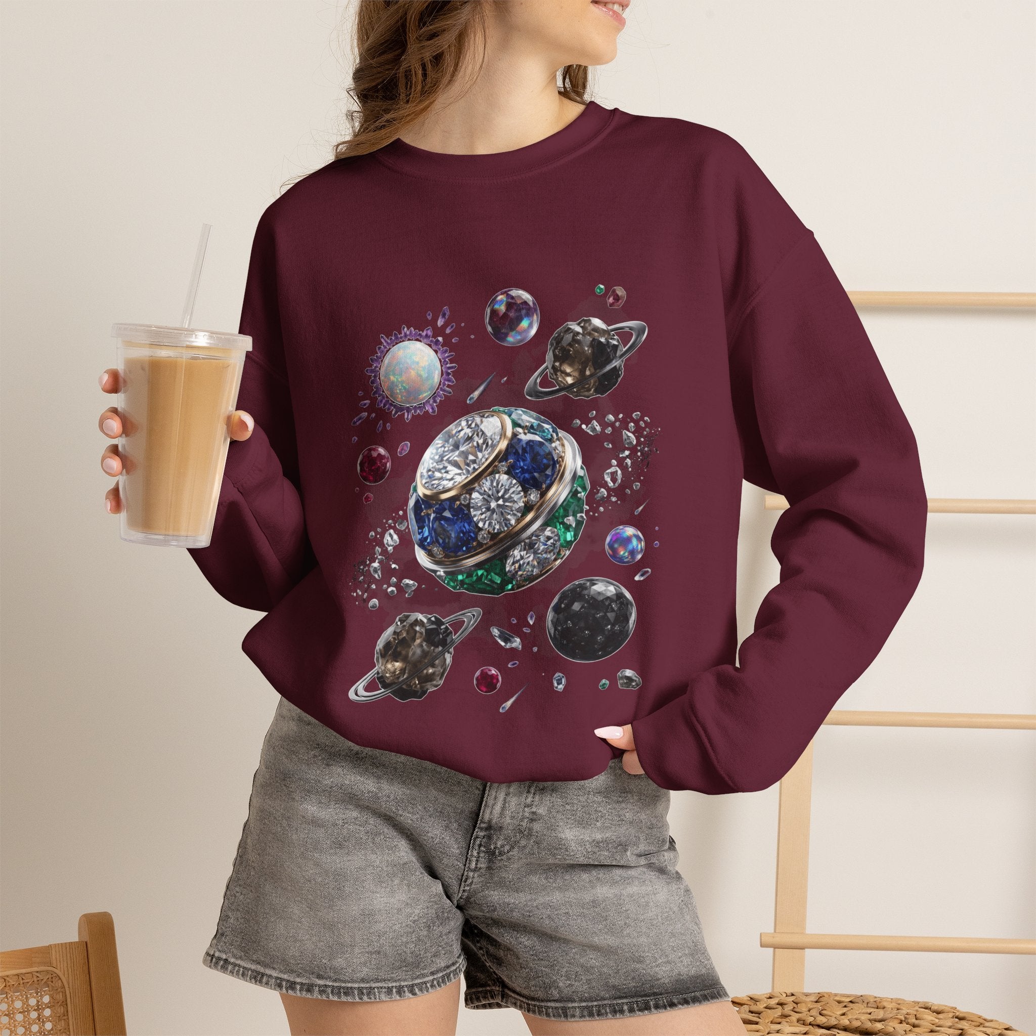 Cosmic Nebula Sweatshirt - Gildan