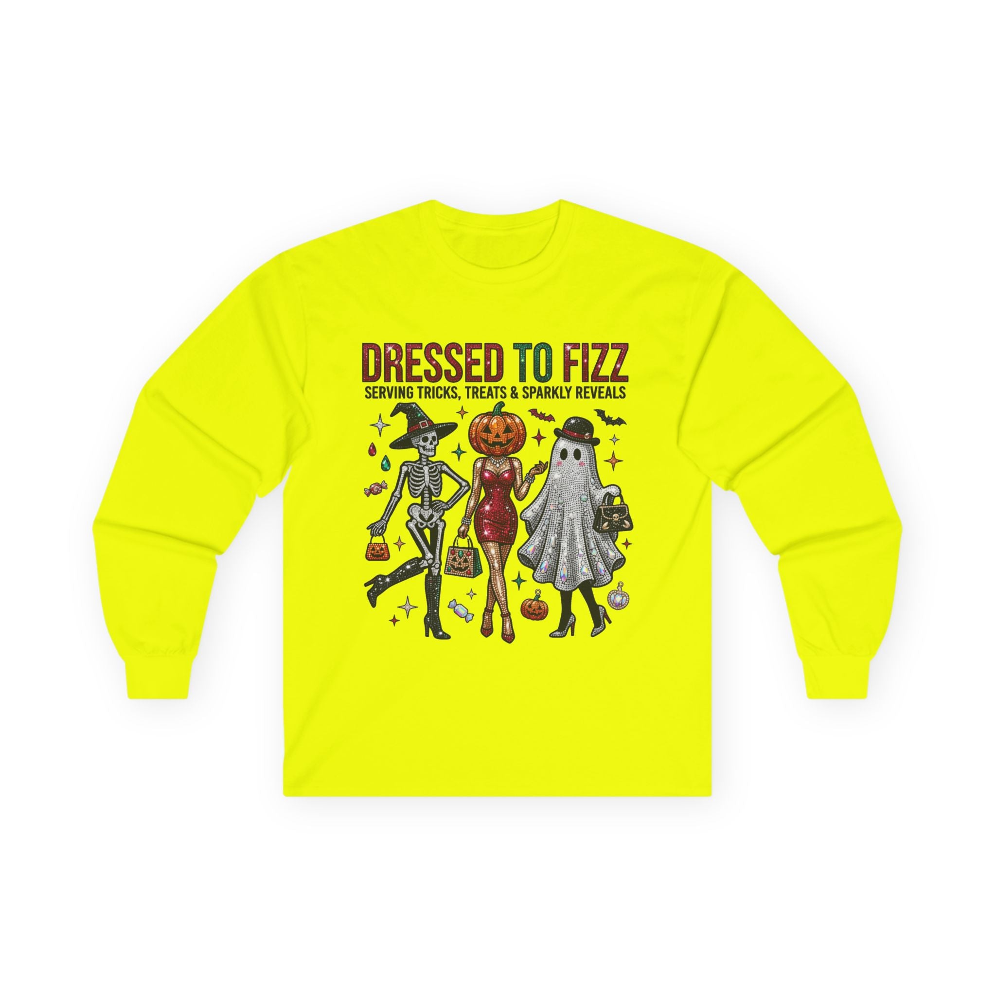 Dressed To Fizz Long Sleeve Tee - Gildan