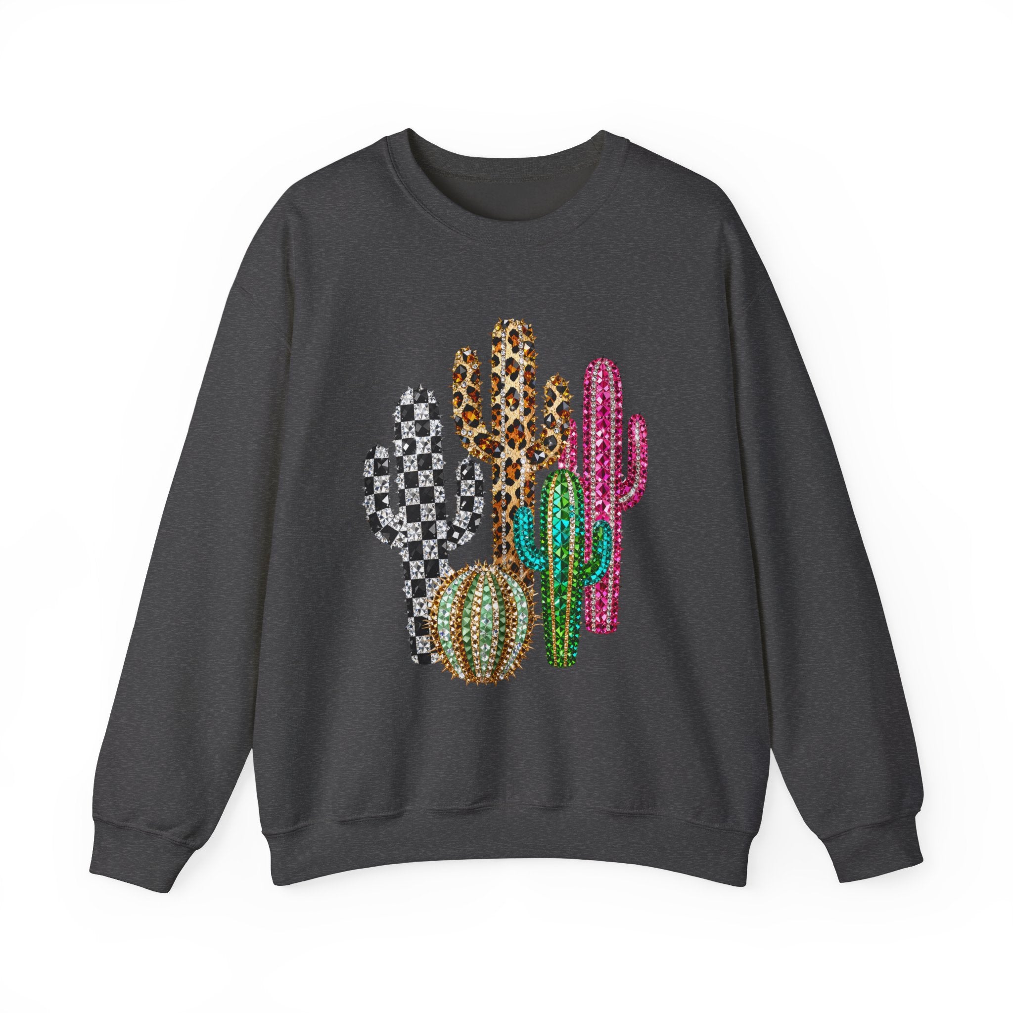 The Jeweled Cactus Sweatshirt - Gildan
