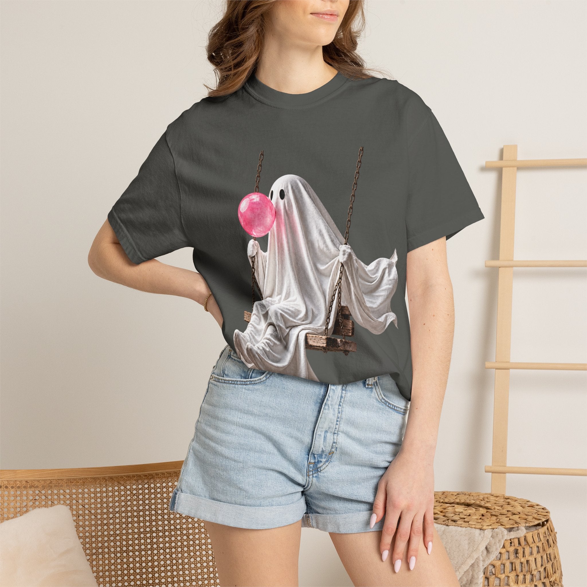 Bubblegum Ghost Tee - Comfort Colors
