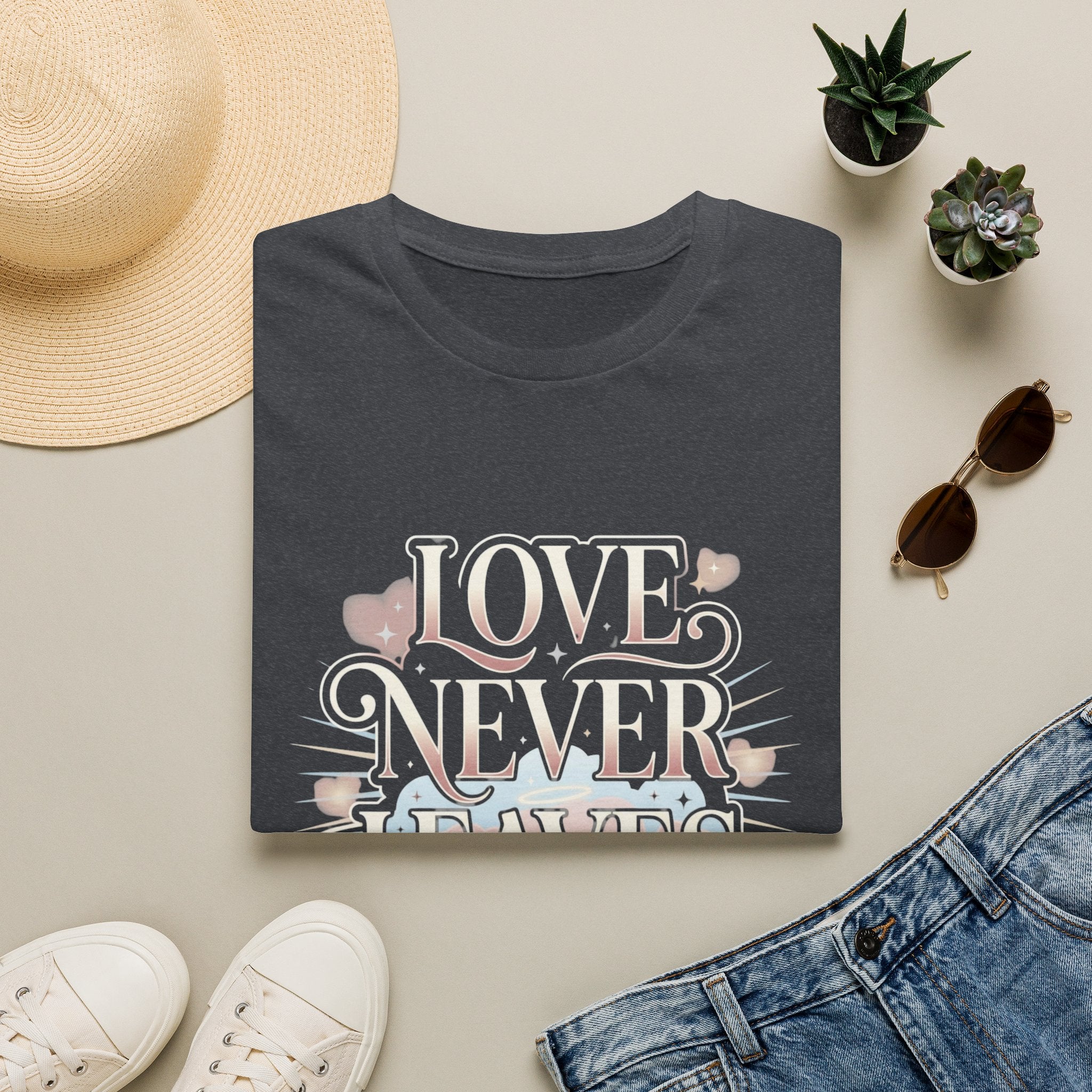 Love Never Leaves Tee - Gildan