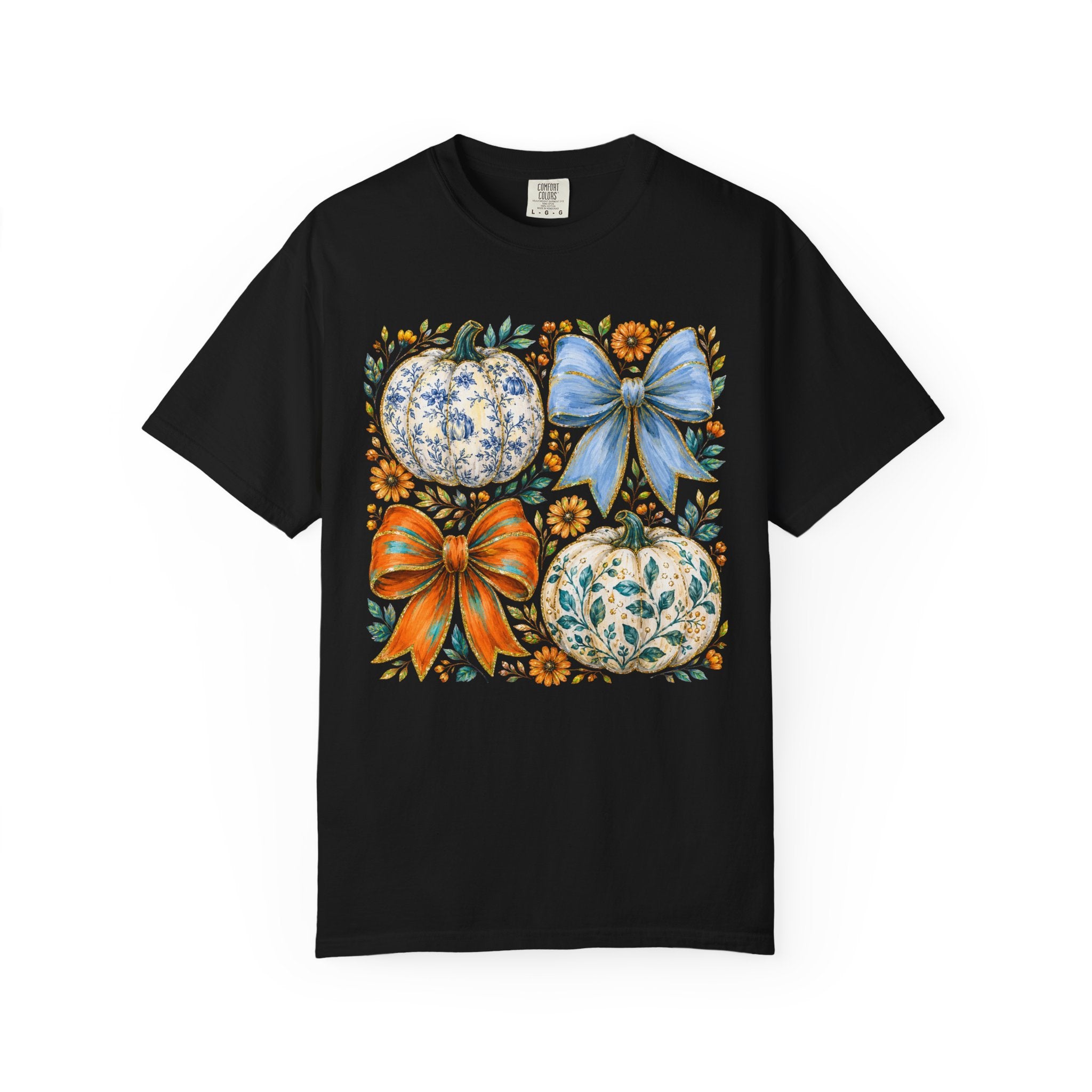 Cozy Autumn Pumpkin Tee - Comfort Colors