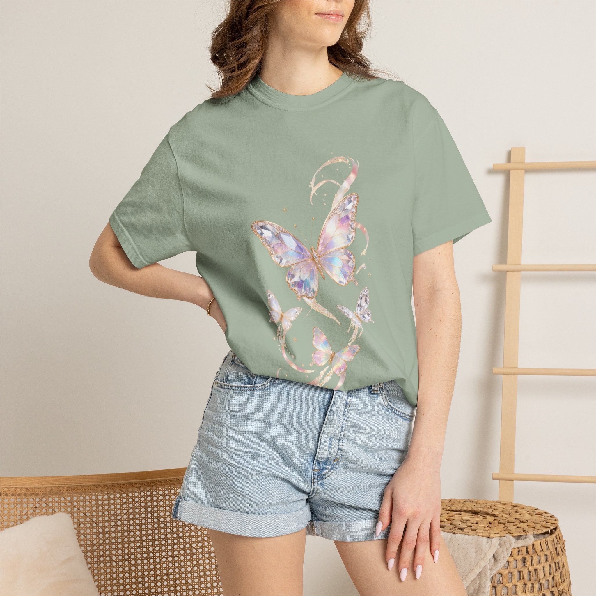 Halo Butterfly Tee - Comfort Colors