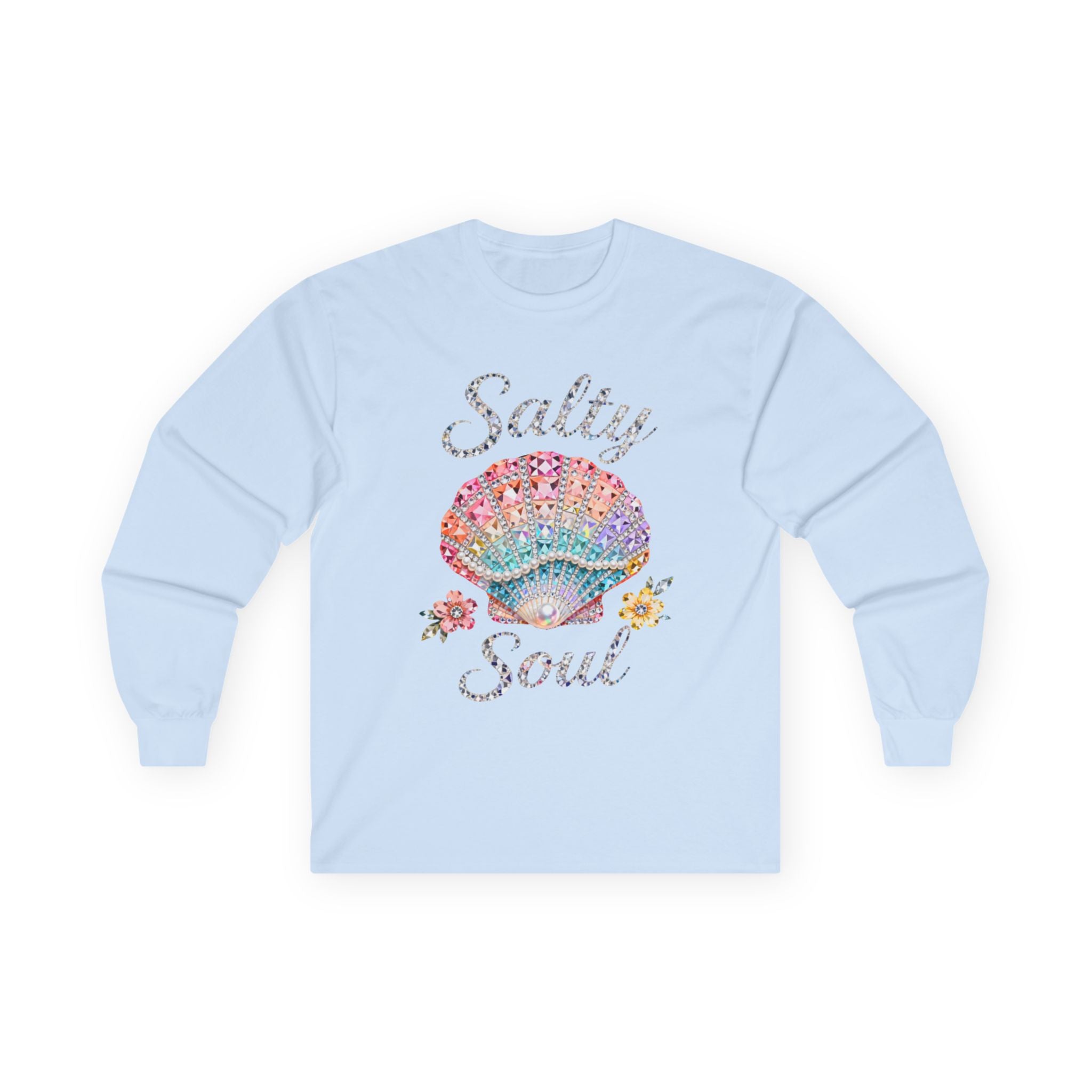 Salty Soul Long Sleeve Tee - Gildan