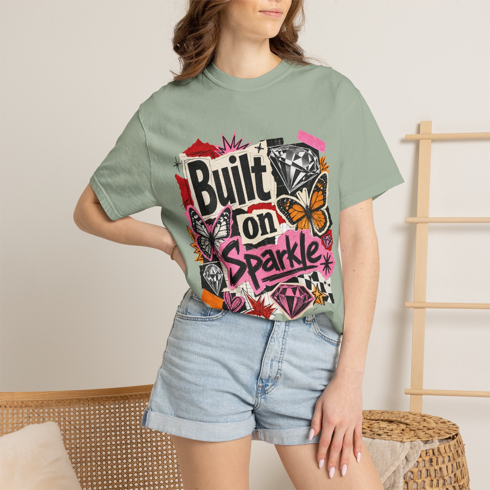 Built on Sparkle Tee - Comfort Colors