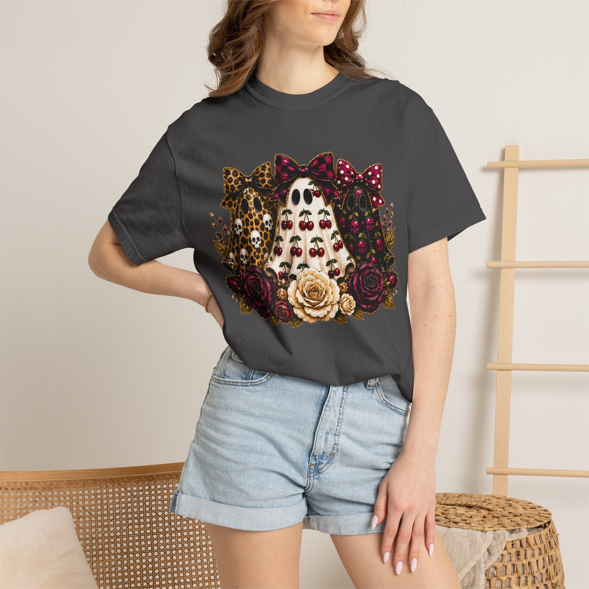 Cherry Ghosts Tee - Comfort Colors