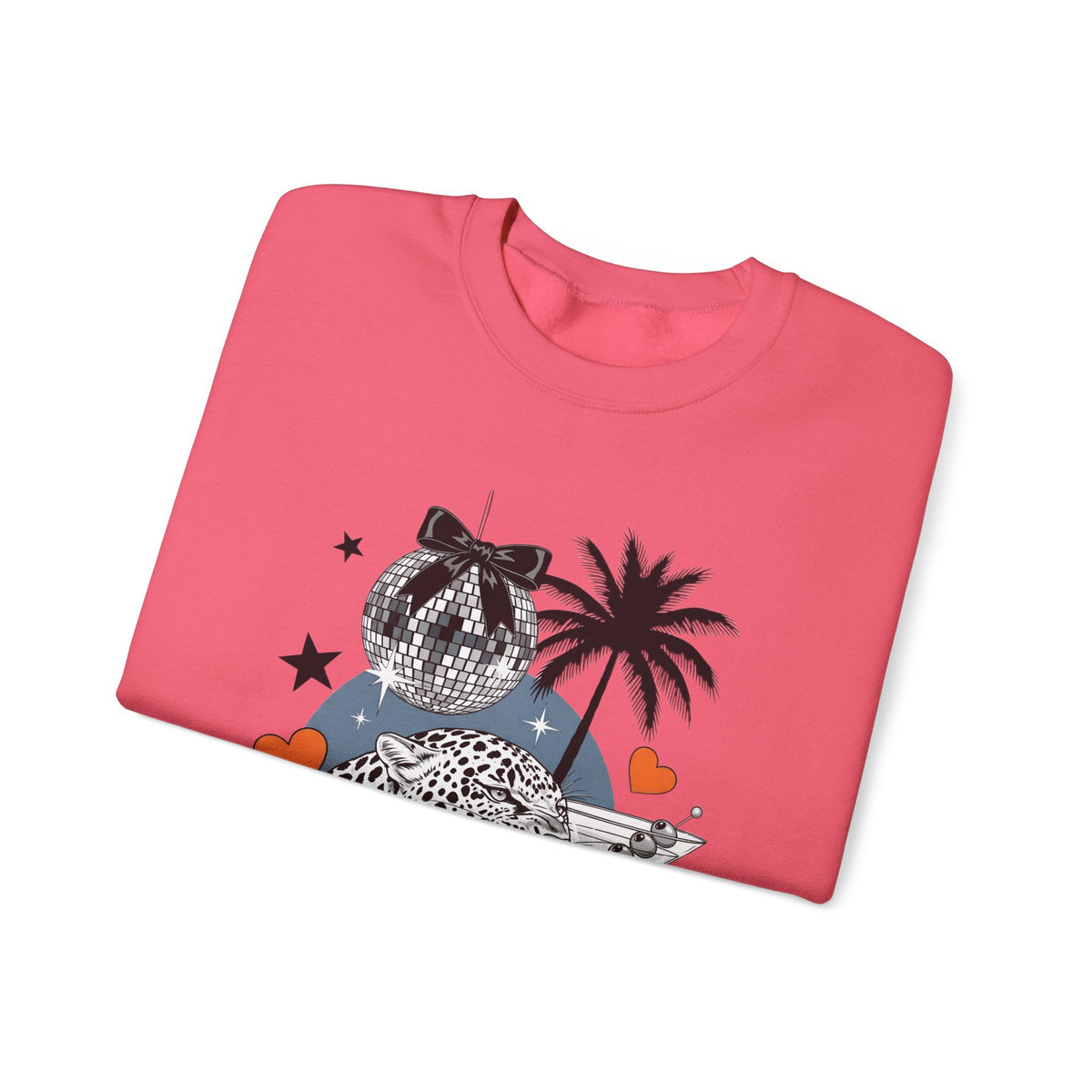 Disco Cheetah Sweatshirt - Gildan