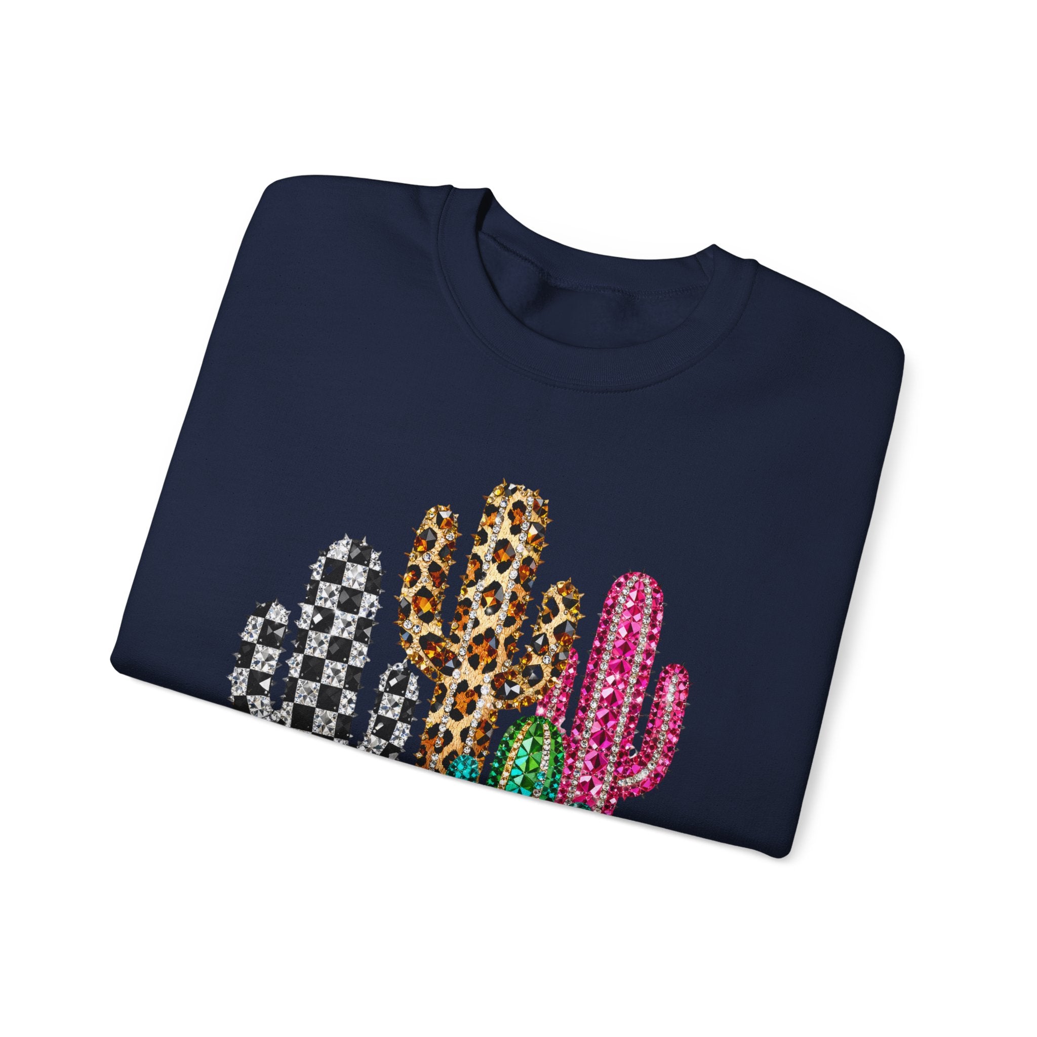The Jeweled Cactus Sweatshirt - Gildan