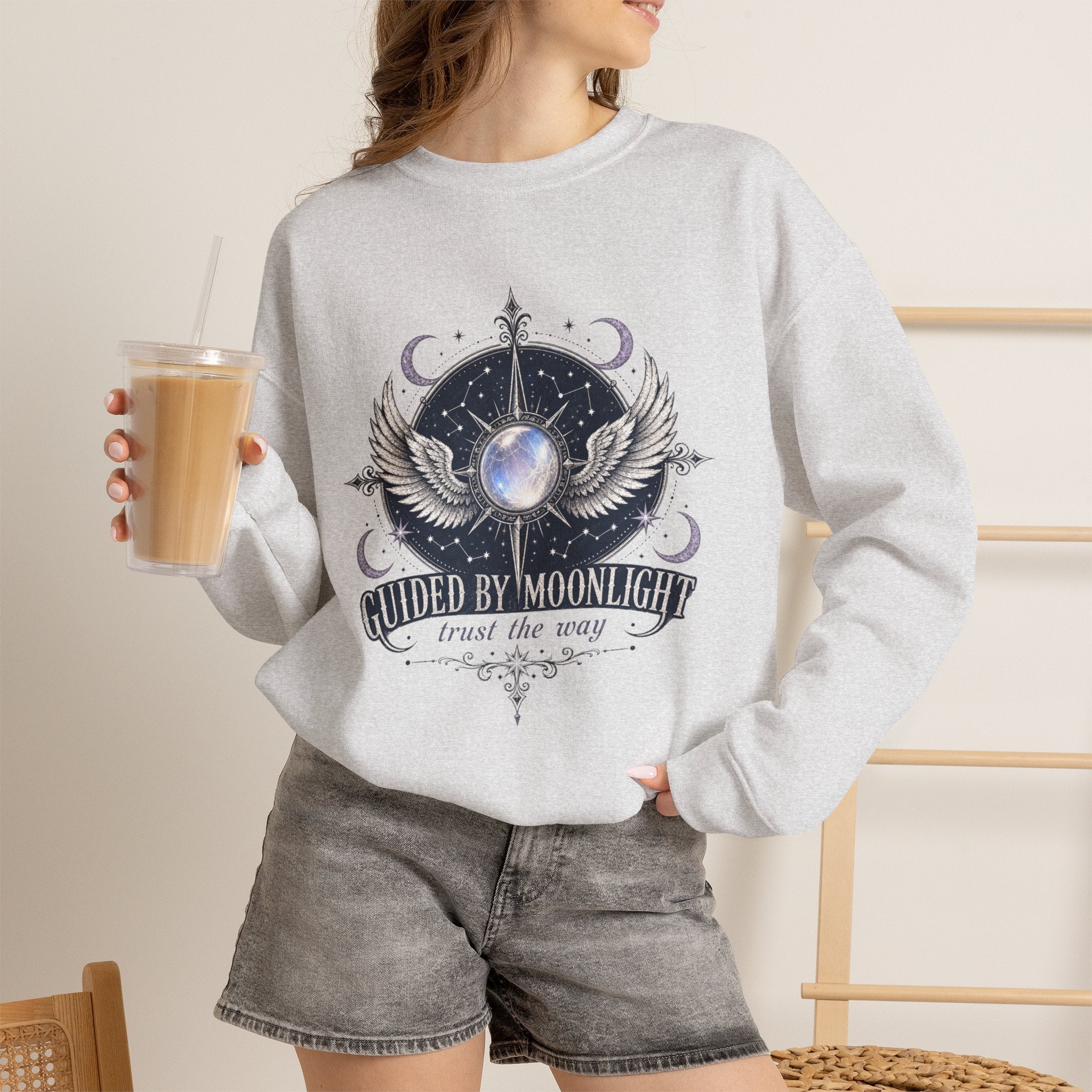 Guided By Moonlight Sweatshirt - Gildan