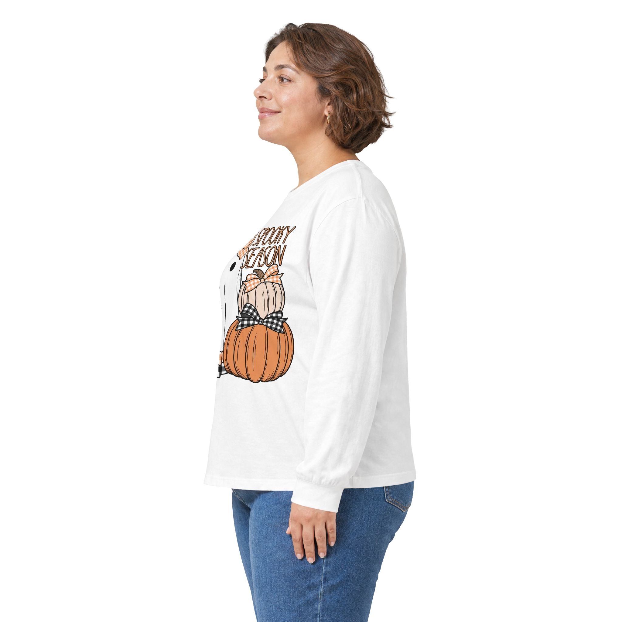 The Bow Ghost Long Sleeve Tee - Gildan