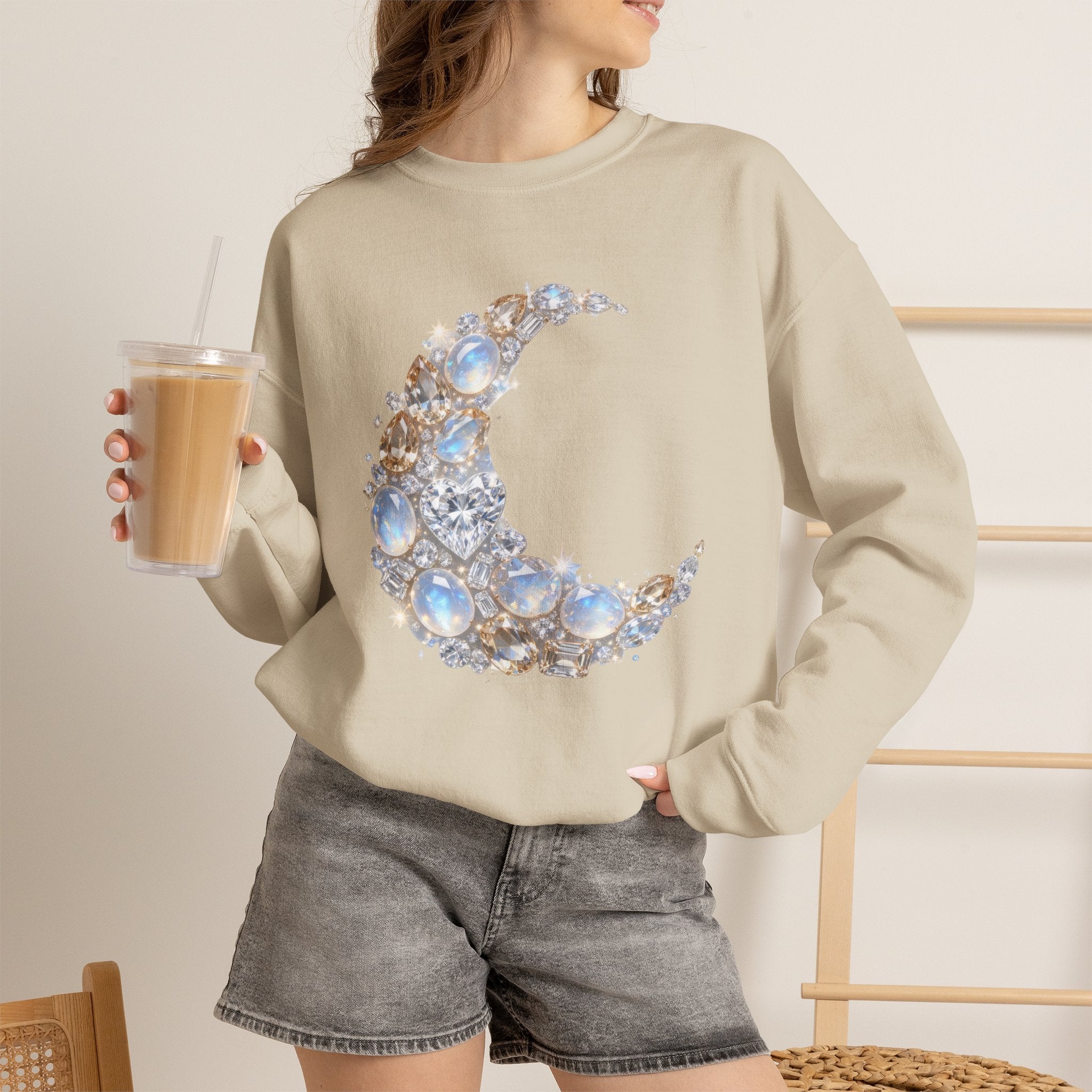 Crescent Moon Sweatshirt - Gildan