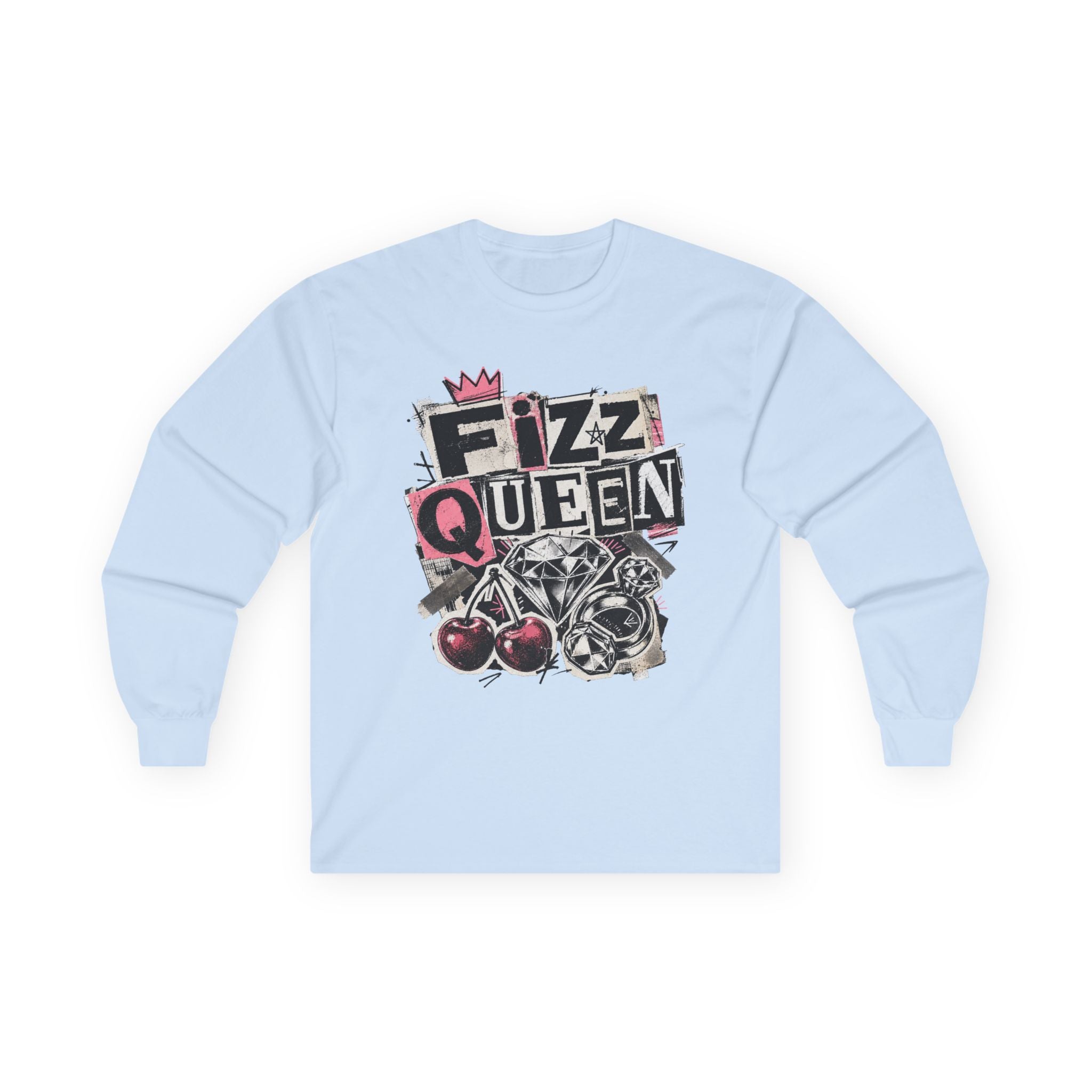 Fizz Queen Long Sleeve Tee - Gildan