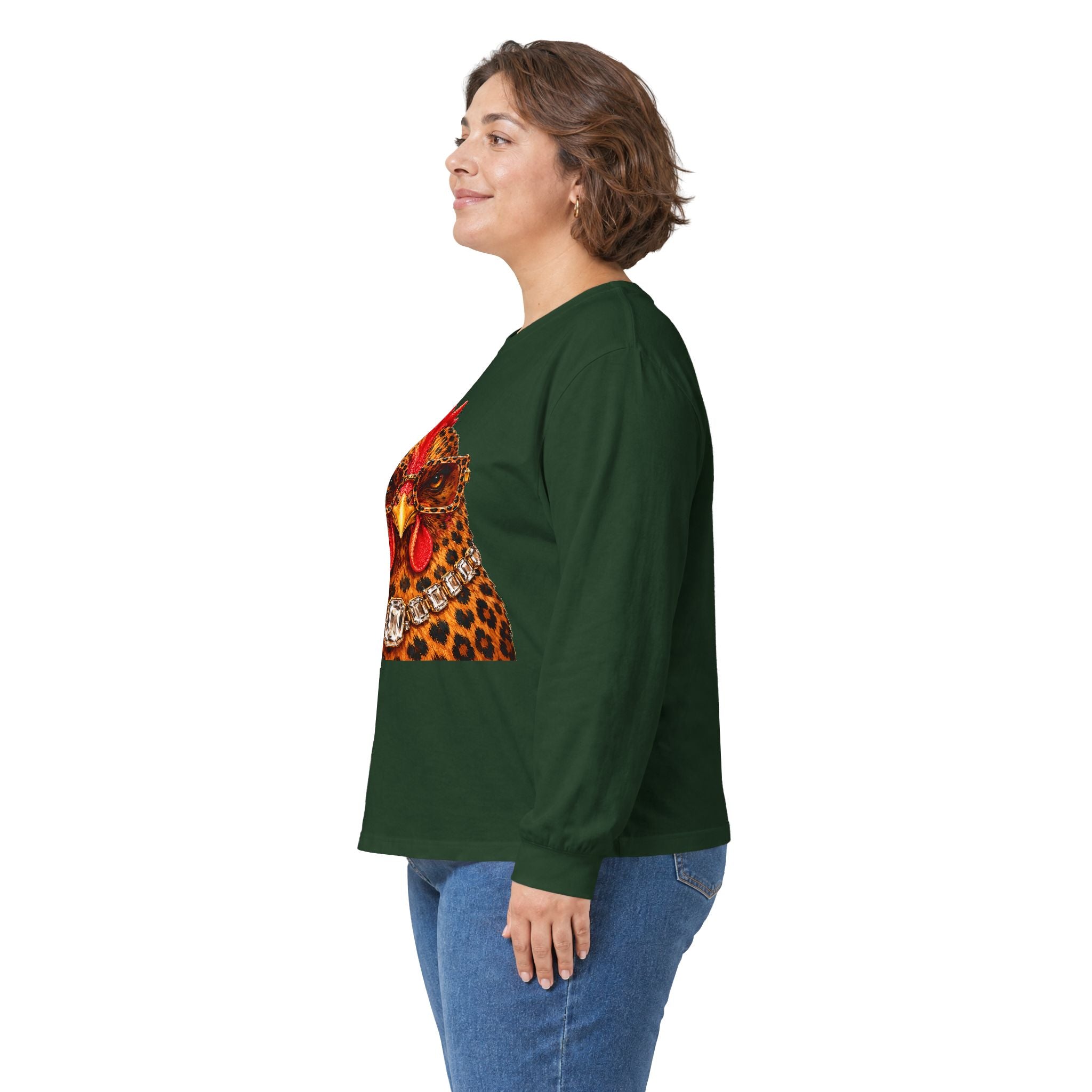 The Sassy Chicken Long Sleeve Tee - Gildan