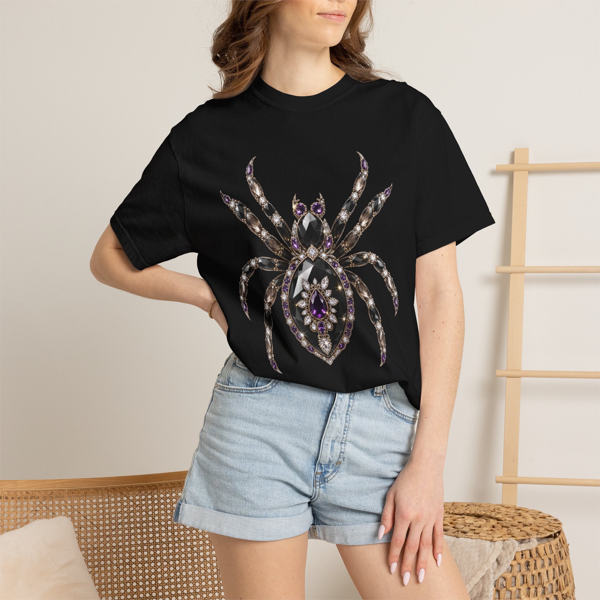 Jeweled Spider Tee - Comfort Colors
