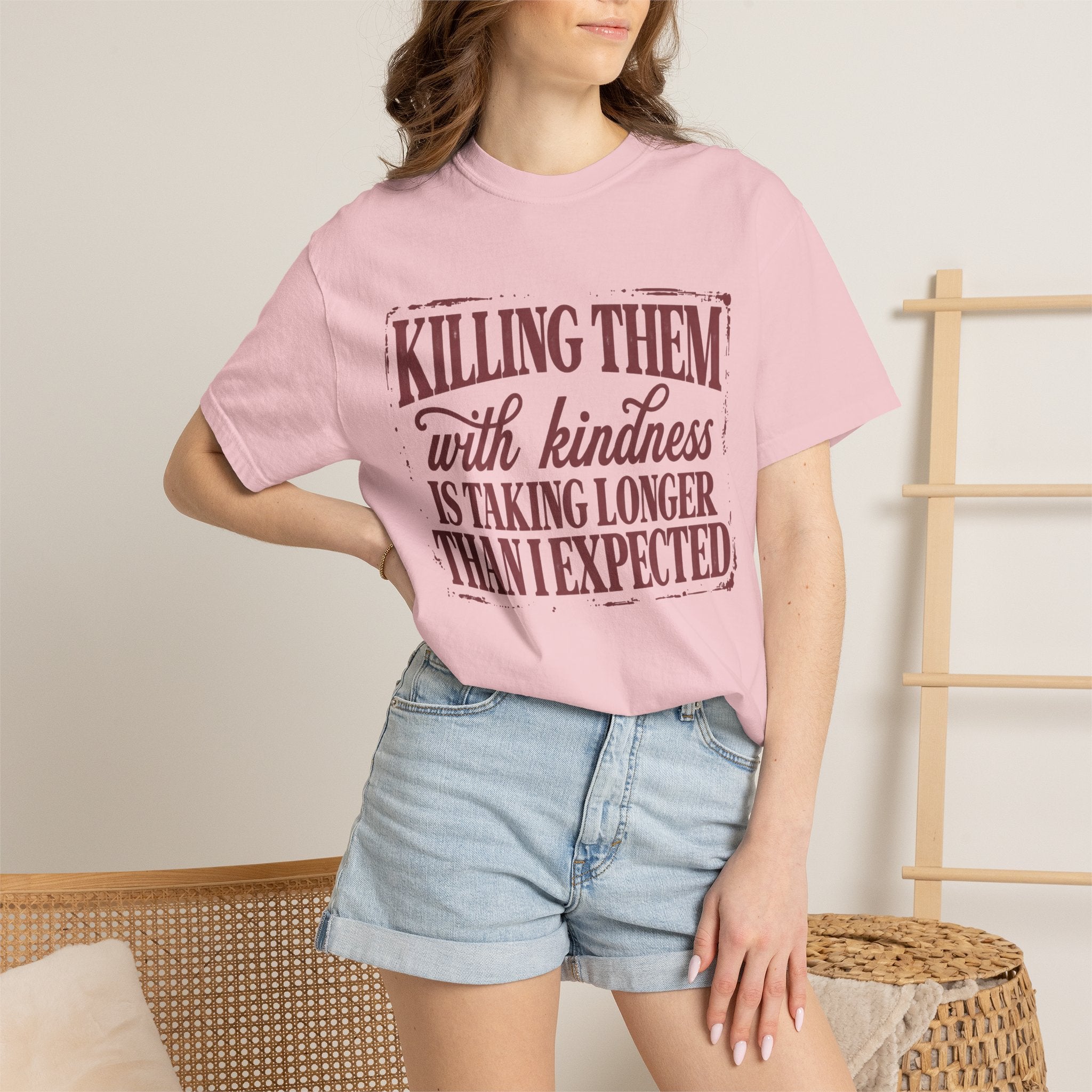 Killing Them With Kindness Tee - Comfort Colors