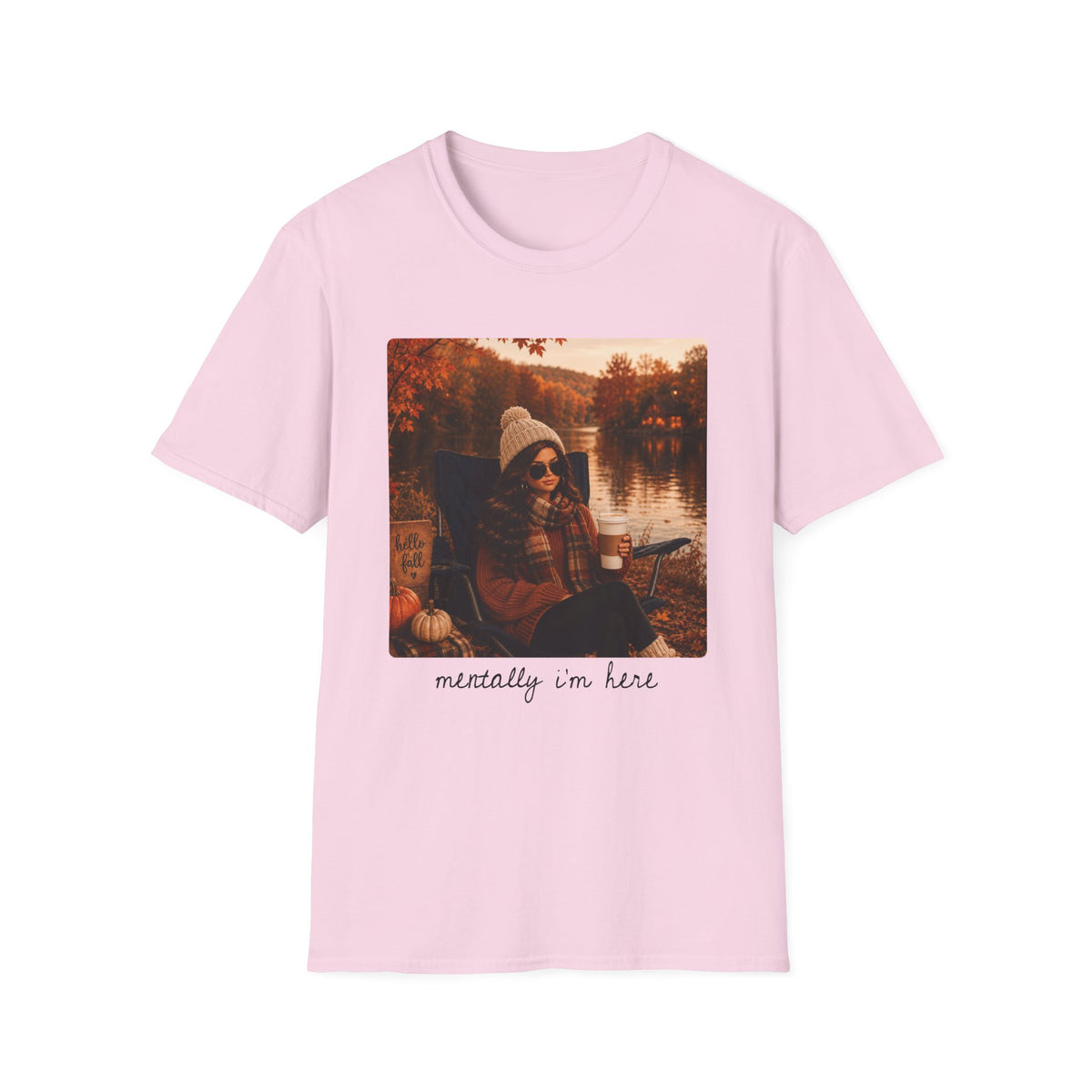 Mentally I'm Here Tee - Gildan