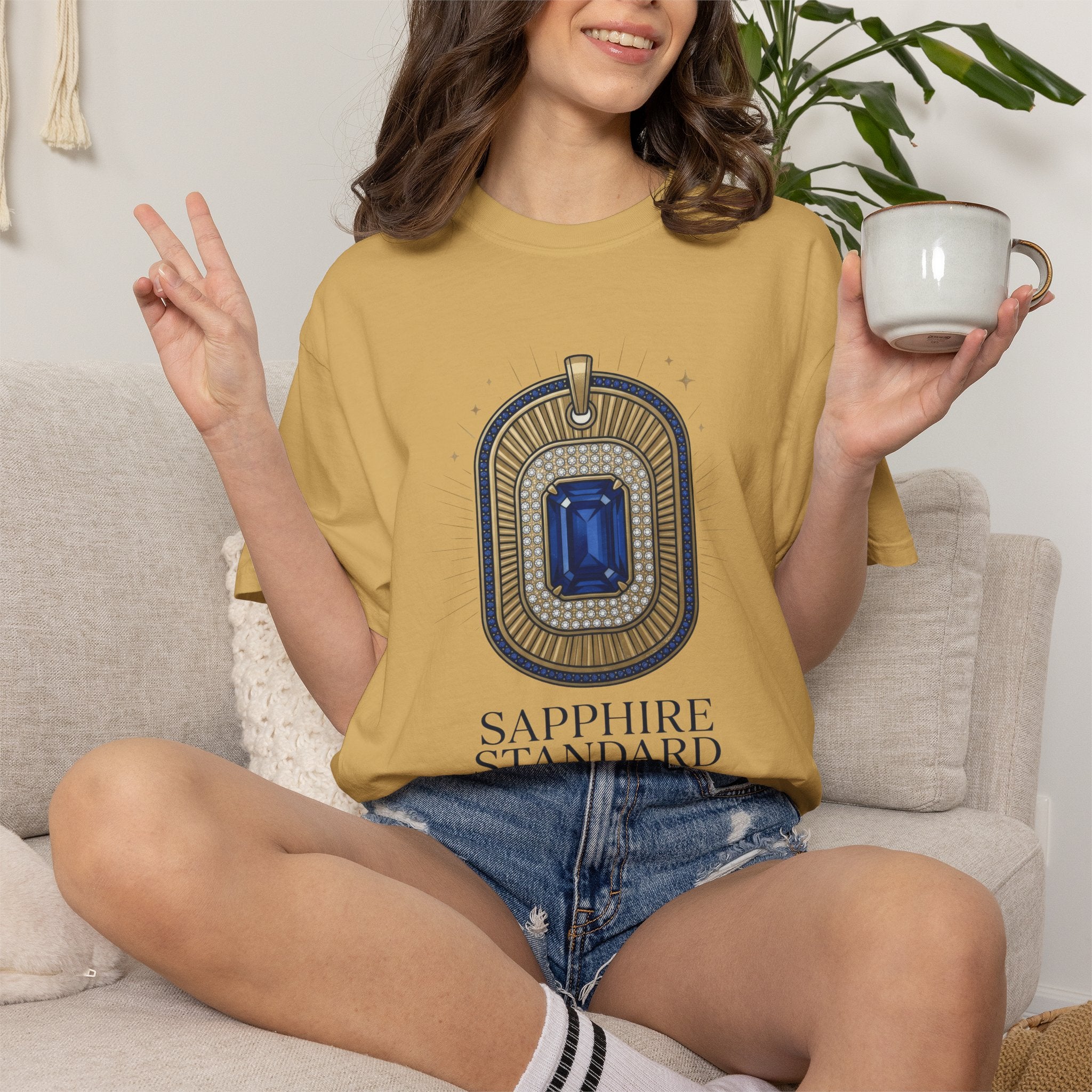 The Sapphire Standard Tee - Comfort Colors