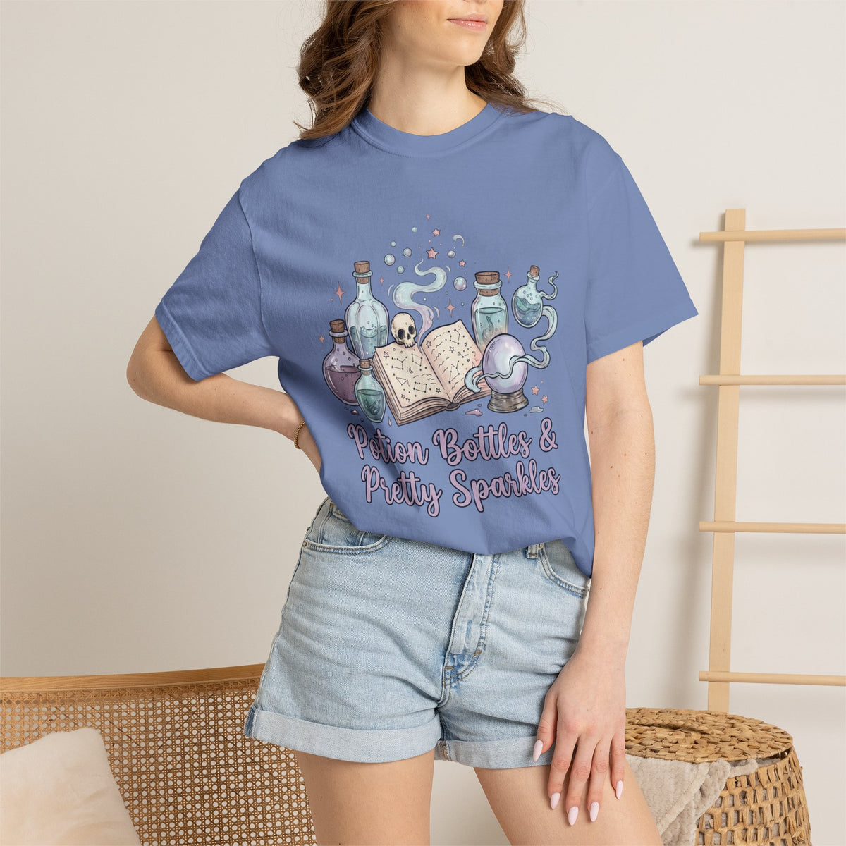 Potion Bottles and Pretty Sparkles Tee - Comfort Colors