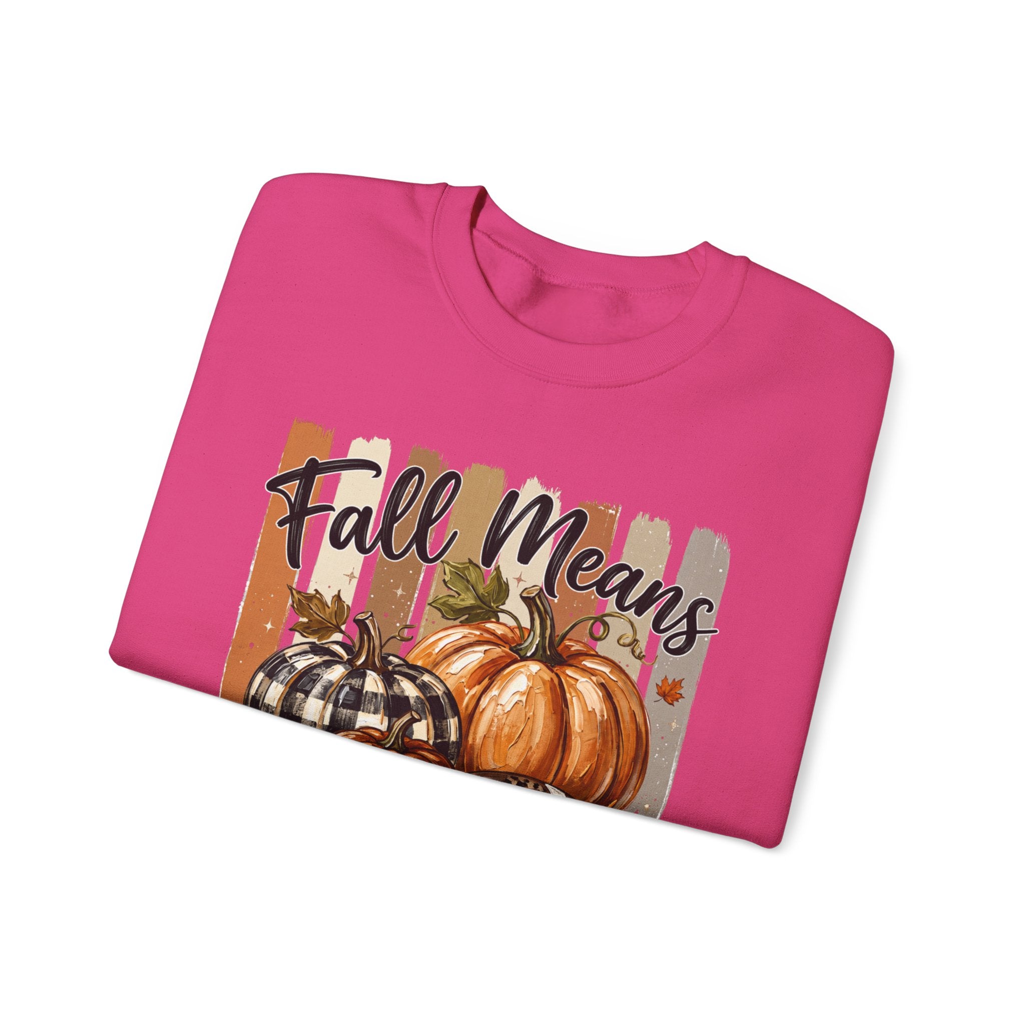 Fall Means Football Sweatshirt - Gildan