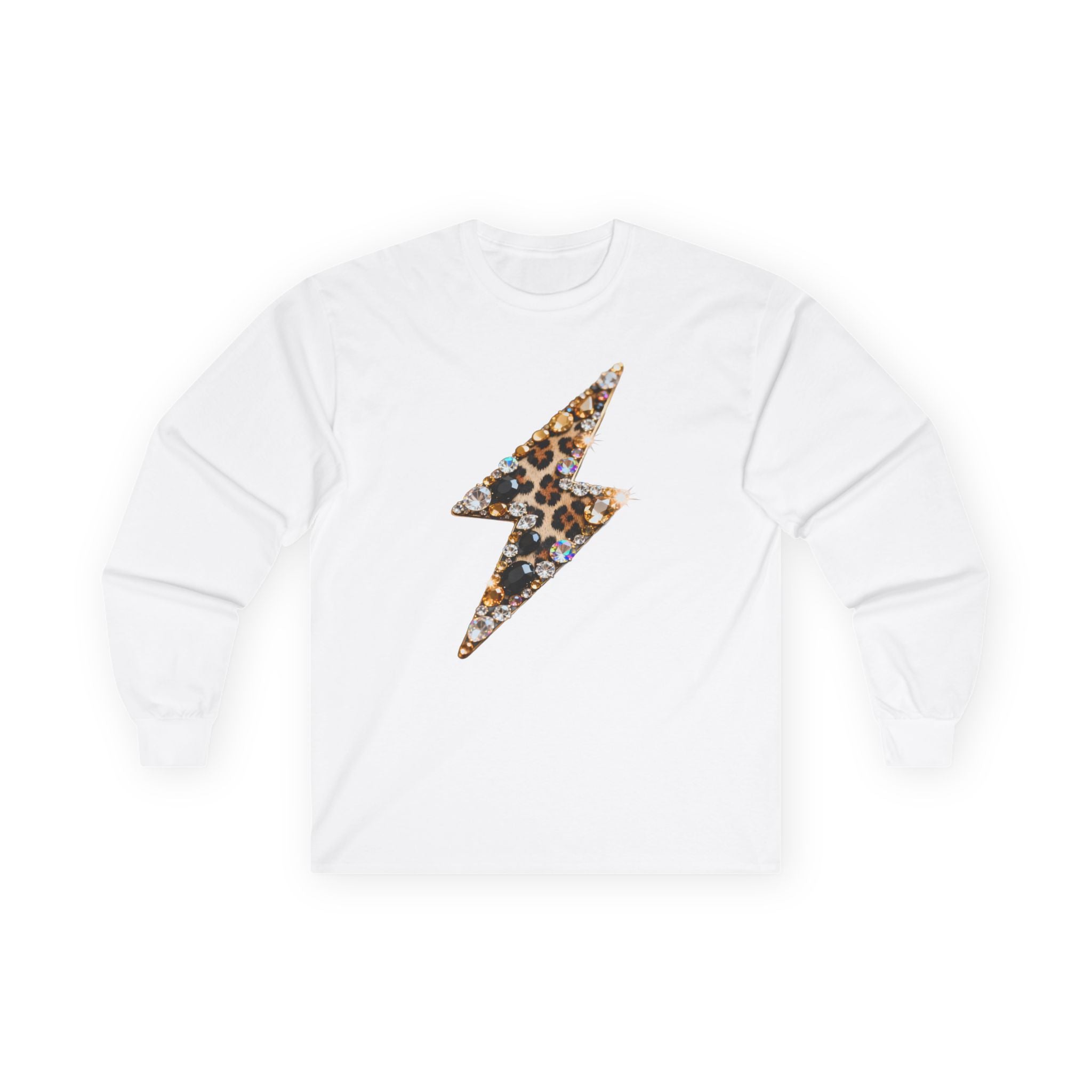 Leopard Lightning Bolt Long Sleeve Tee