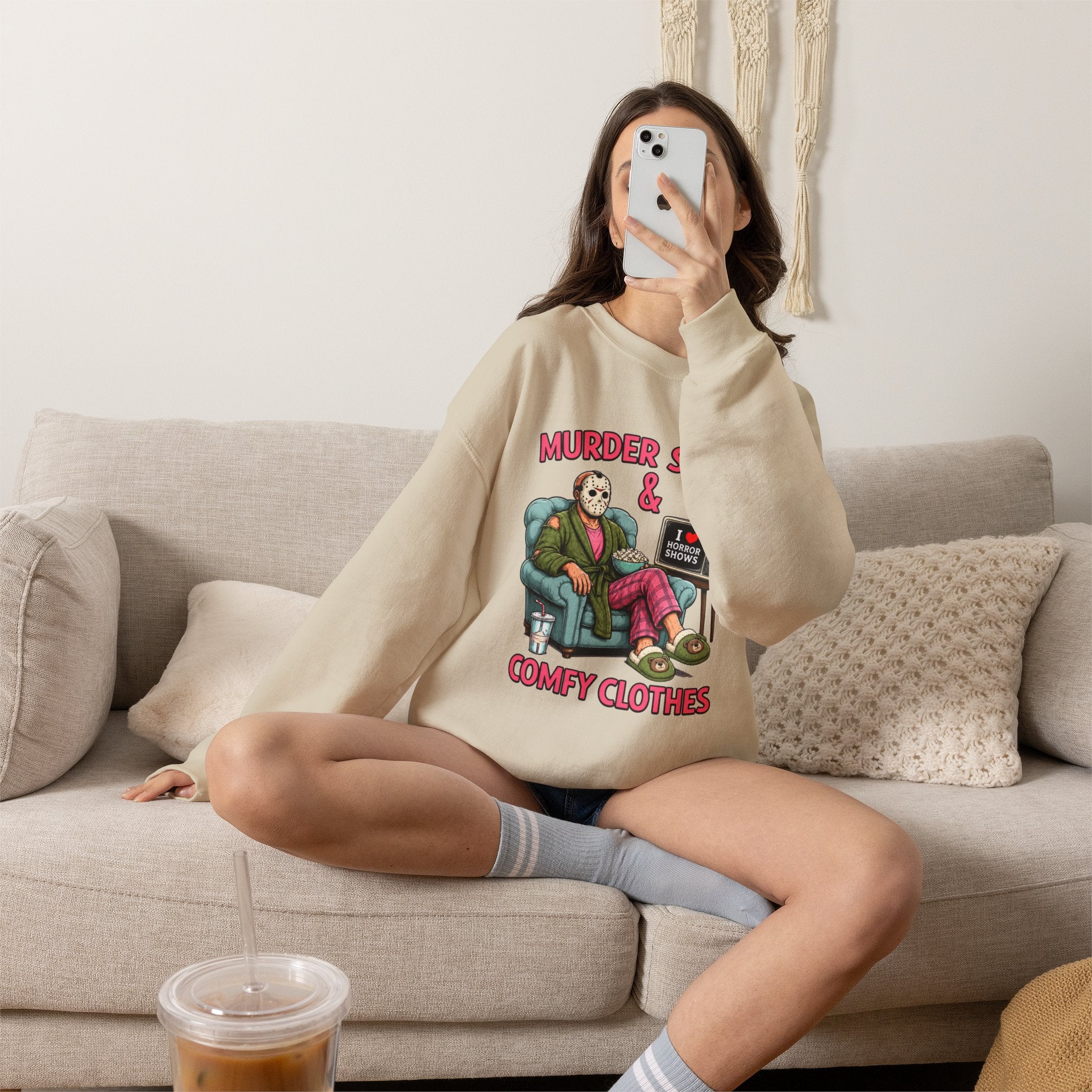 Murder Shows and Comfy Clothes Sweatshirt
