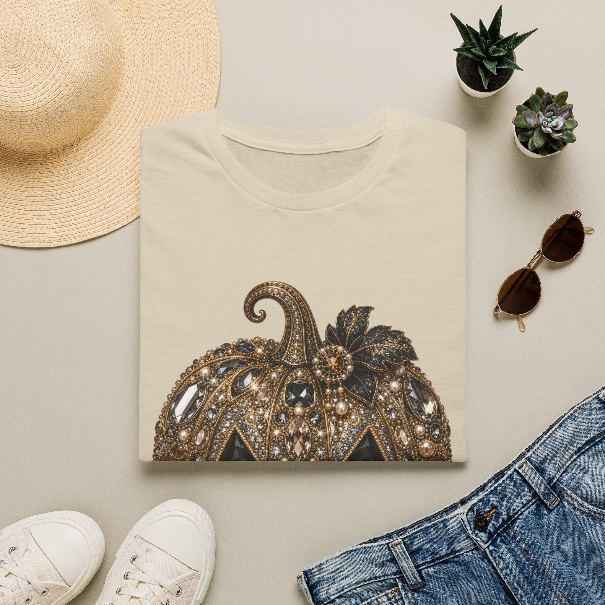 The Jeweled Pumpkin Tee - Gildan