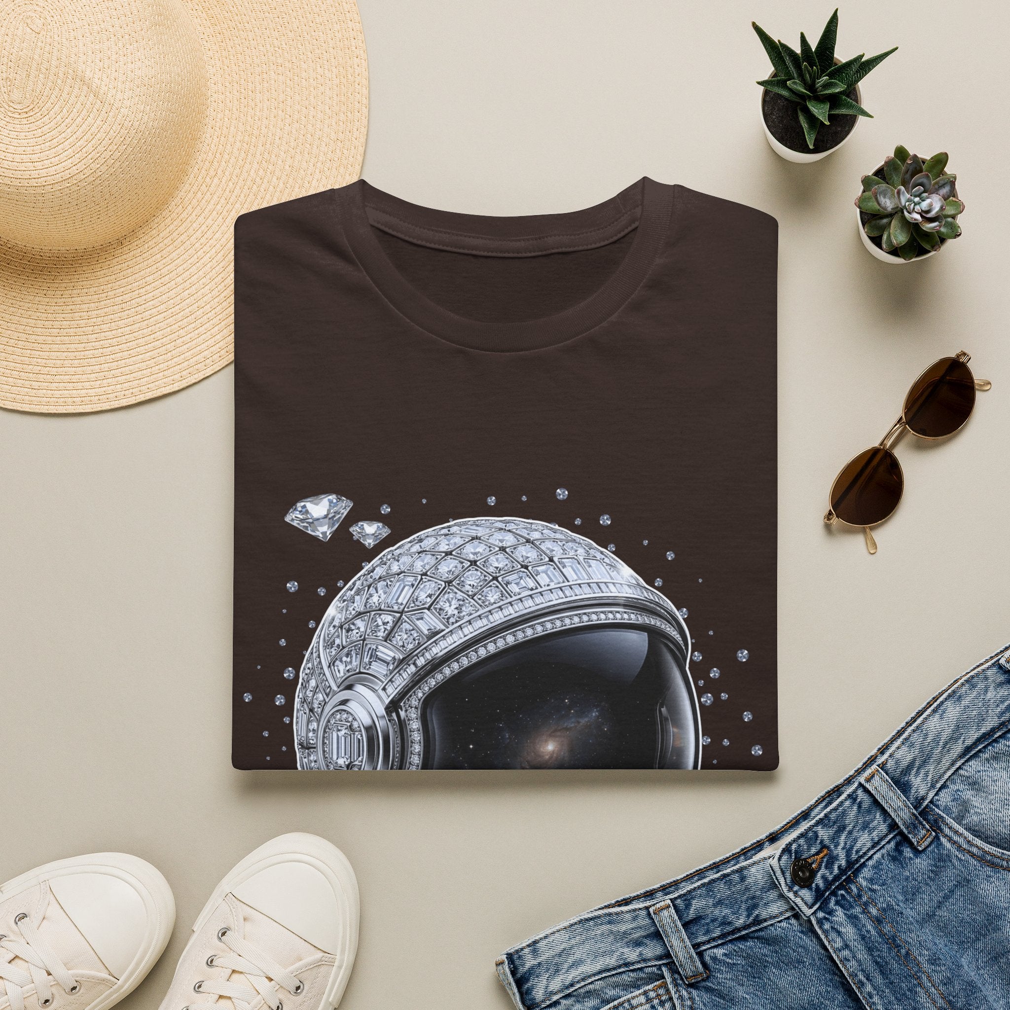 Sparkle Astronaut Tee - Gildan