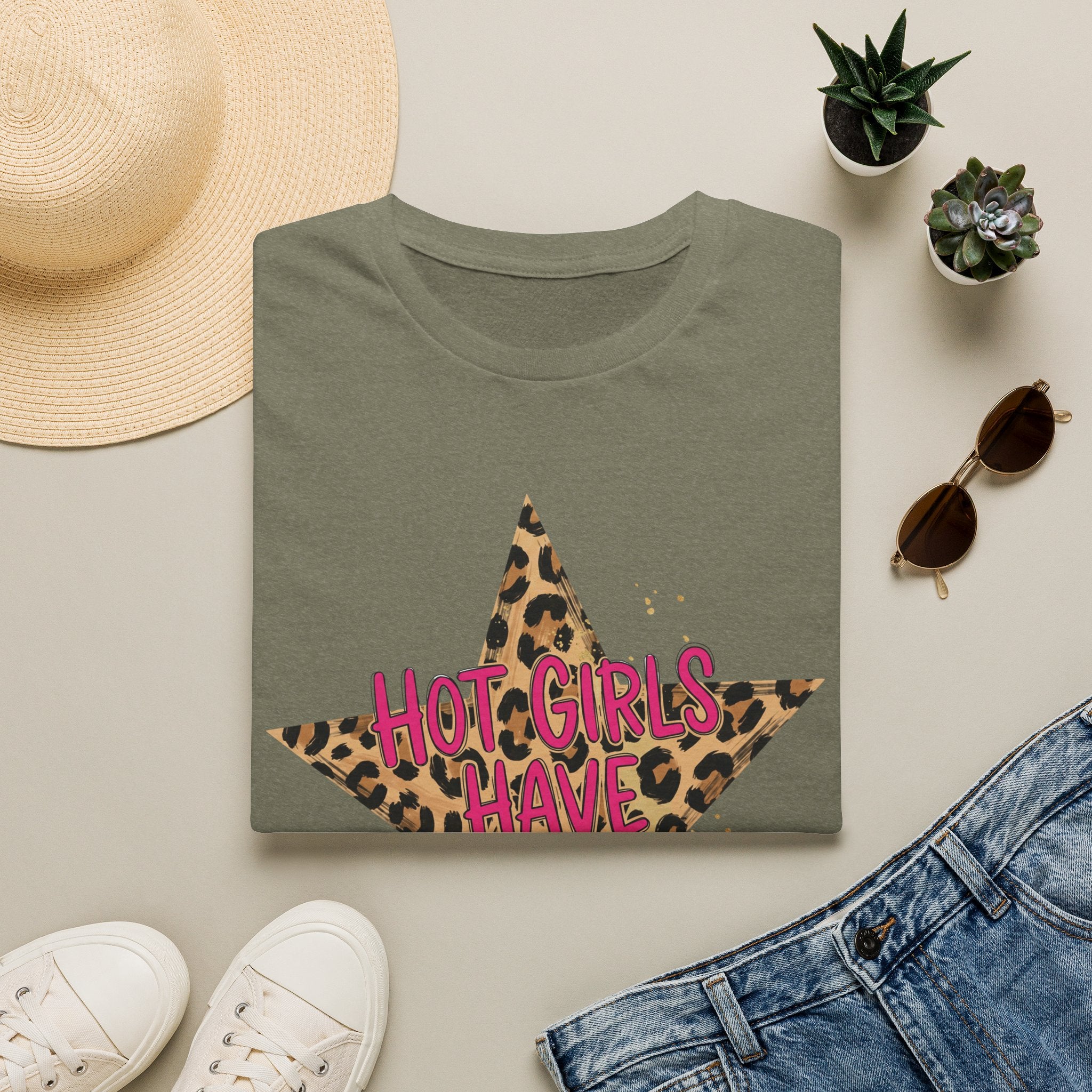 Hot Girls Have Anxiety Tee- Gildan