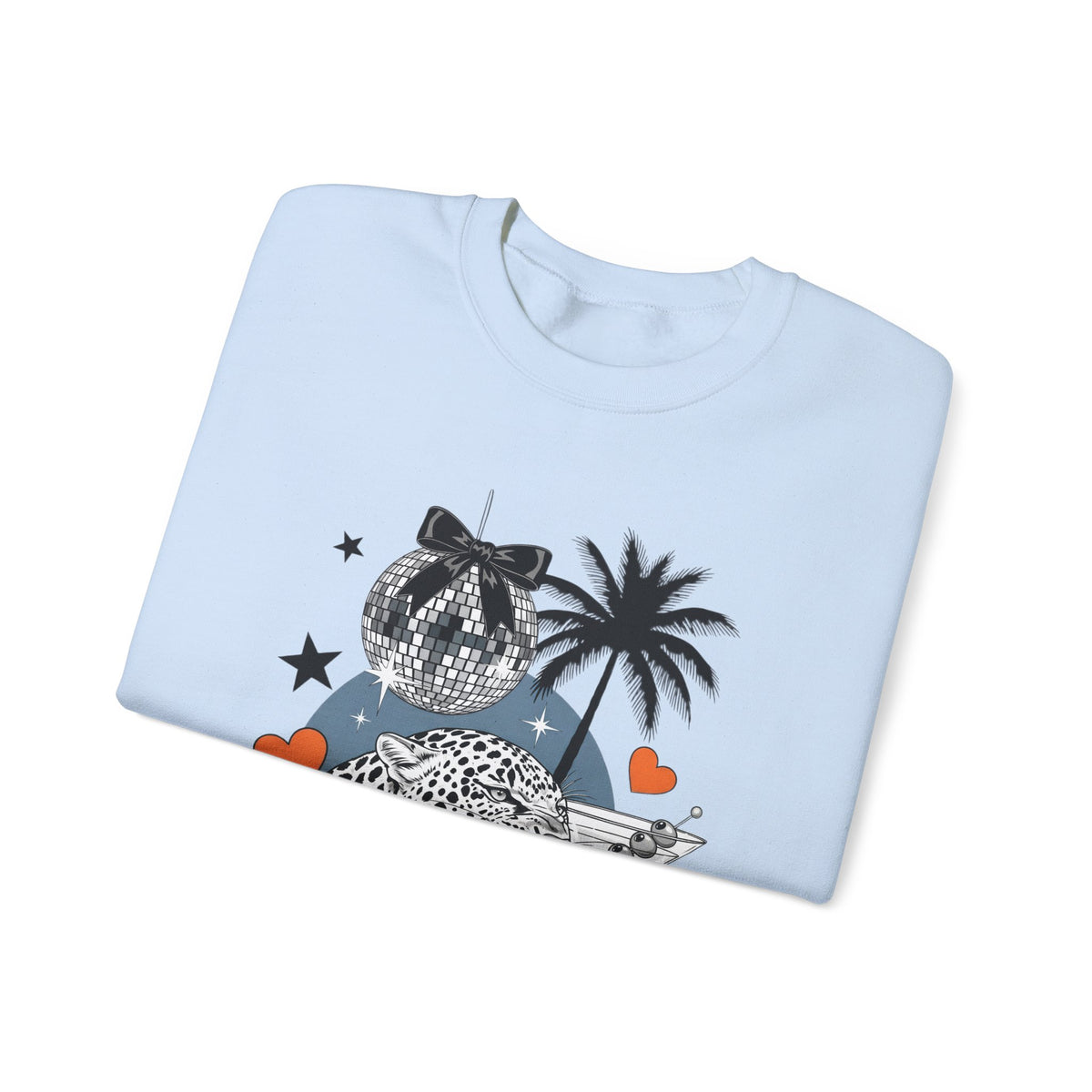 Disco Cheetah Sweatshirt - Gildan
