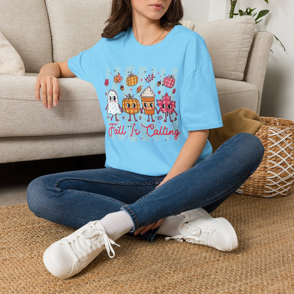 Fall Is Calling Tee - Gildan
