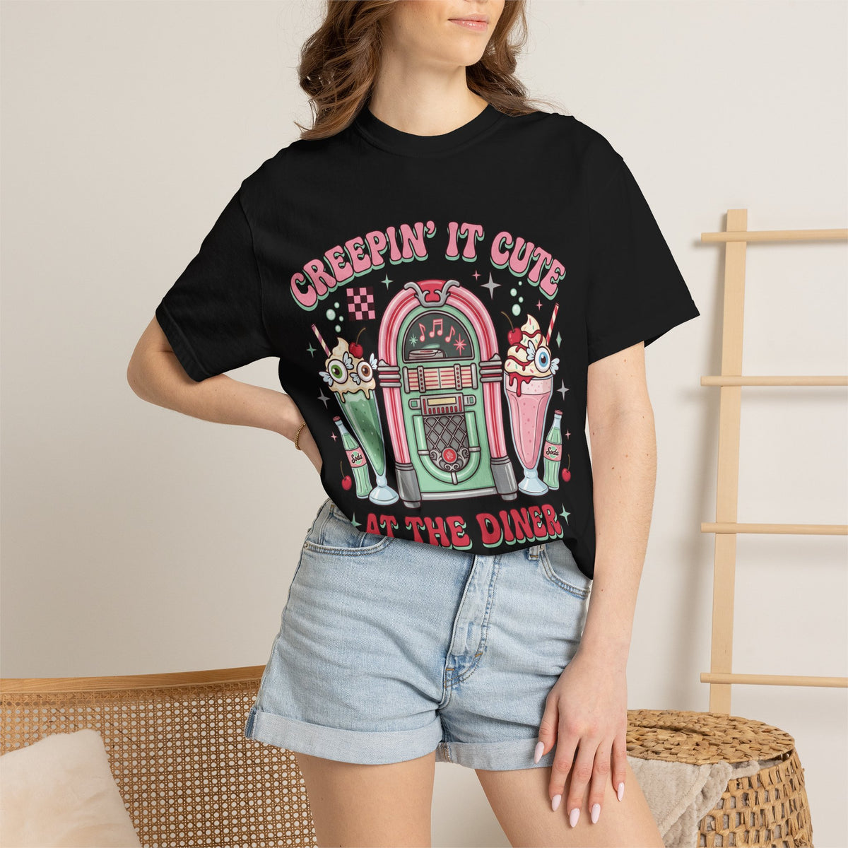 Creepin' It Cute Tee - Comfort Colors