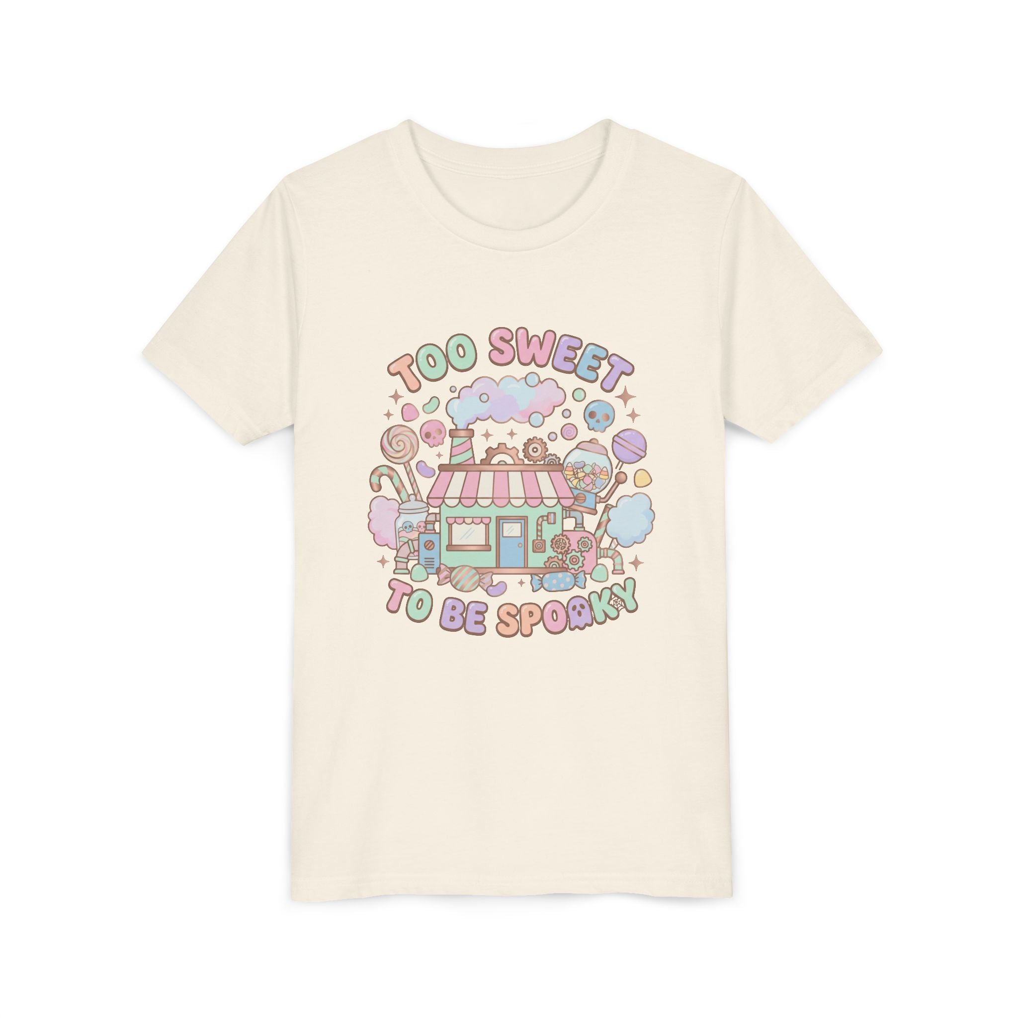 Too Sweet To Be Spooky Big Kid Tee