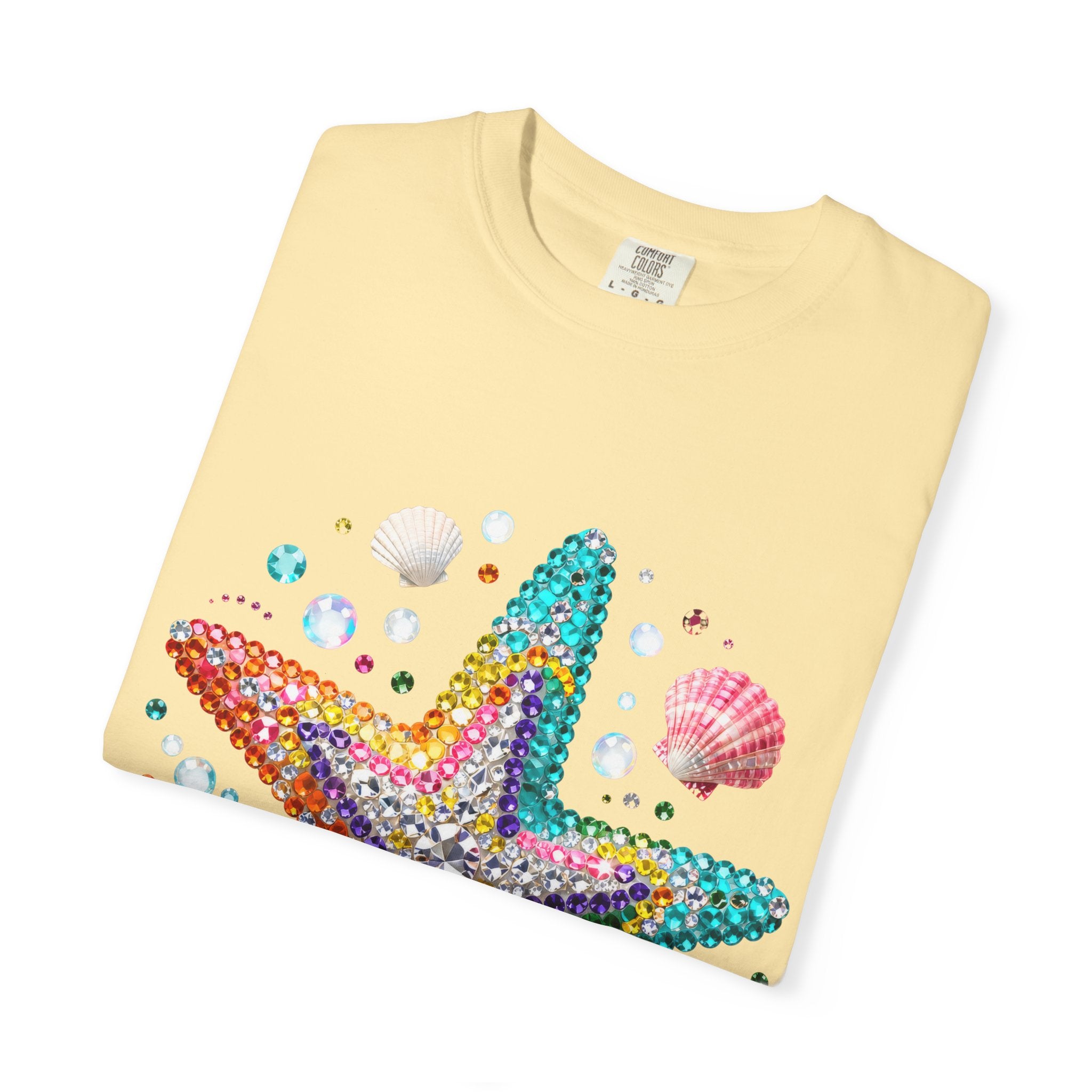 Jeweled Starfish Tee - Comfort Colors
