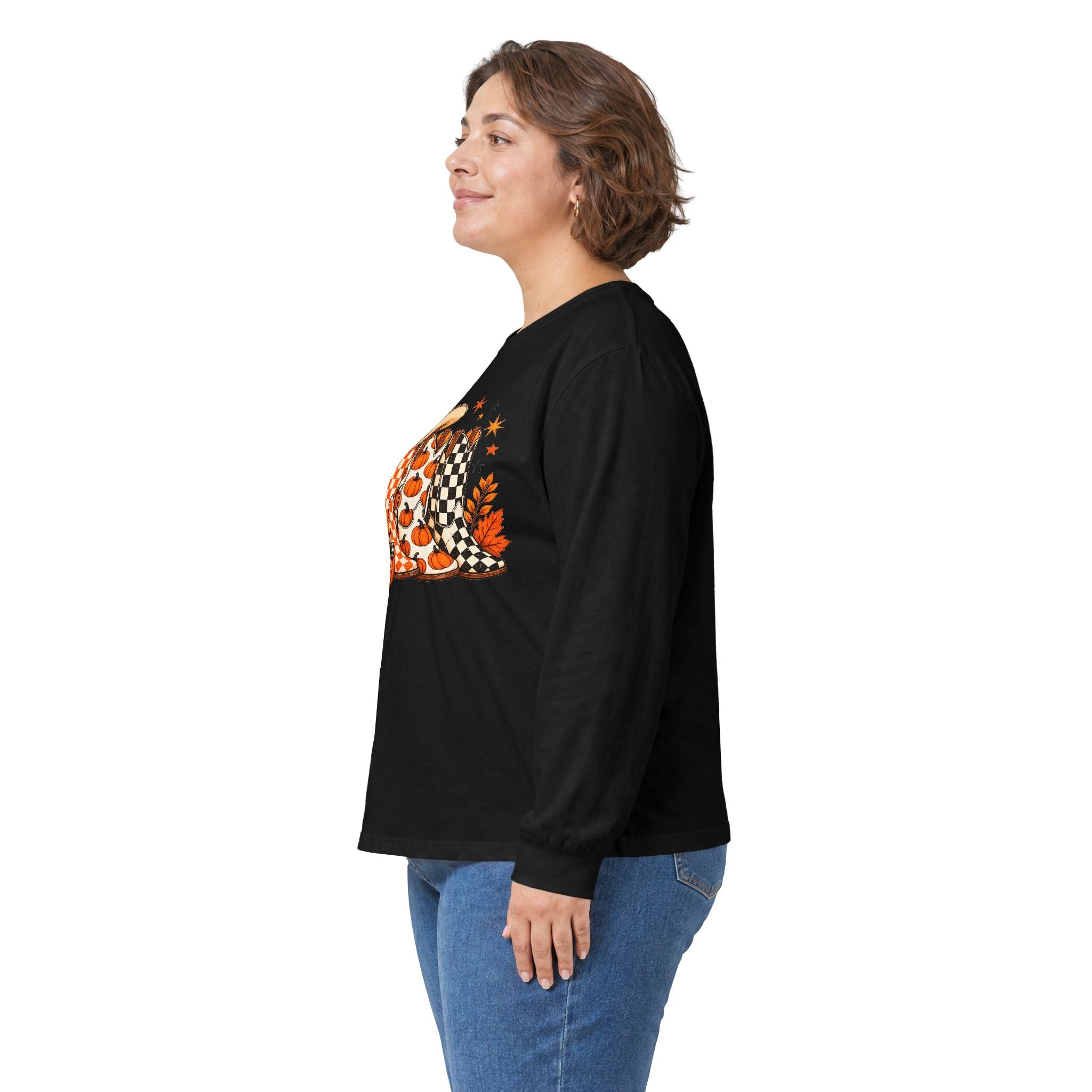 Halloween Boots Long Sleeve - Gildan