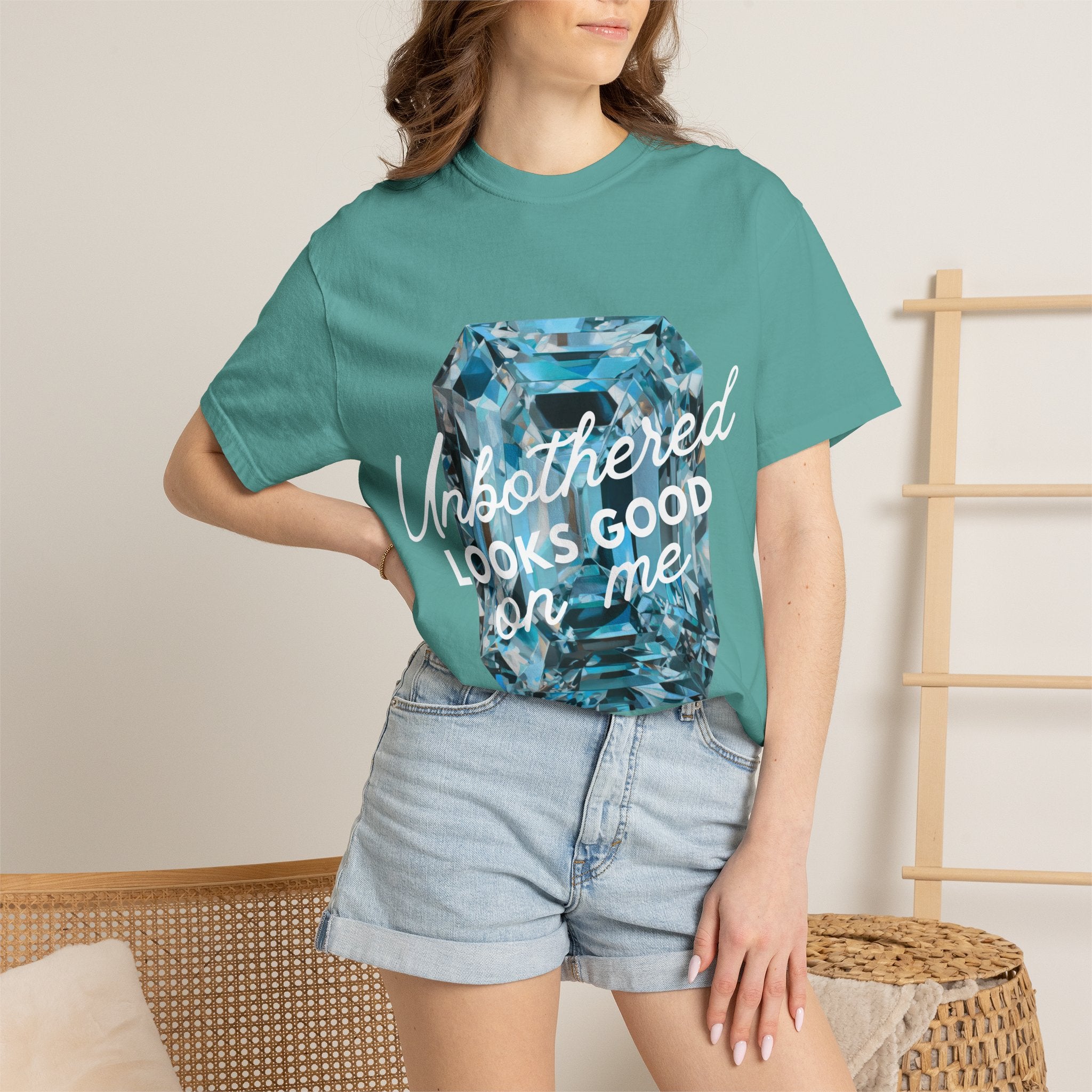 Unbothered Looks Good Tee - Comfort Colors