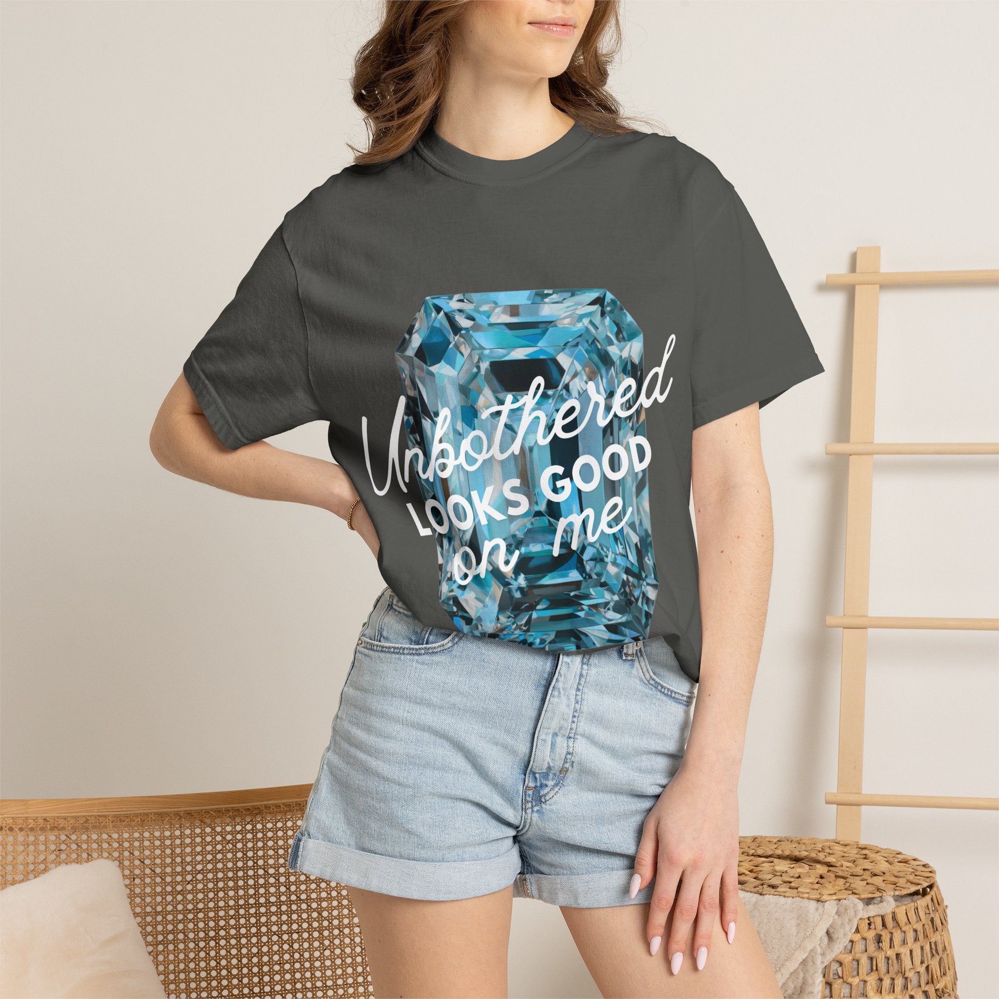 Unbothered Looks Good Tee - Comfort Colors