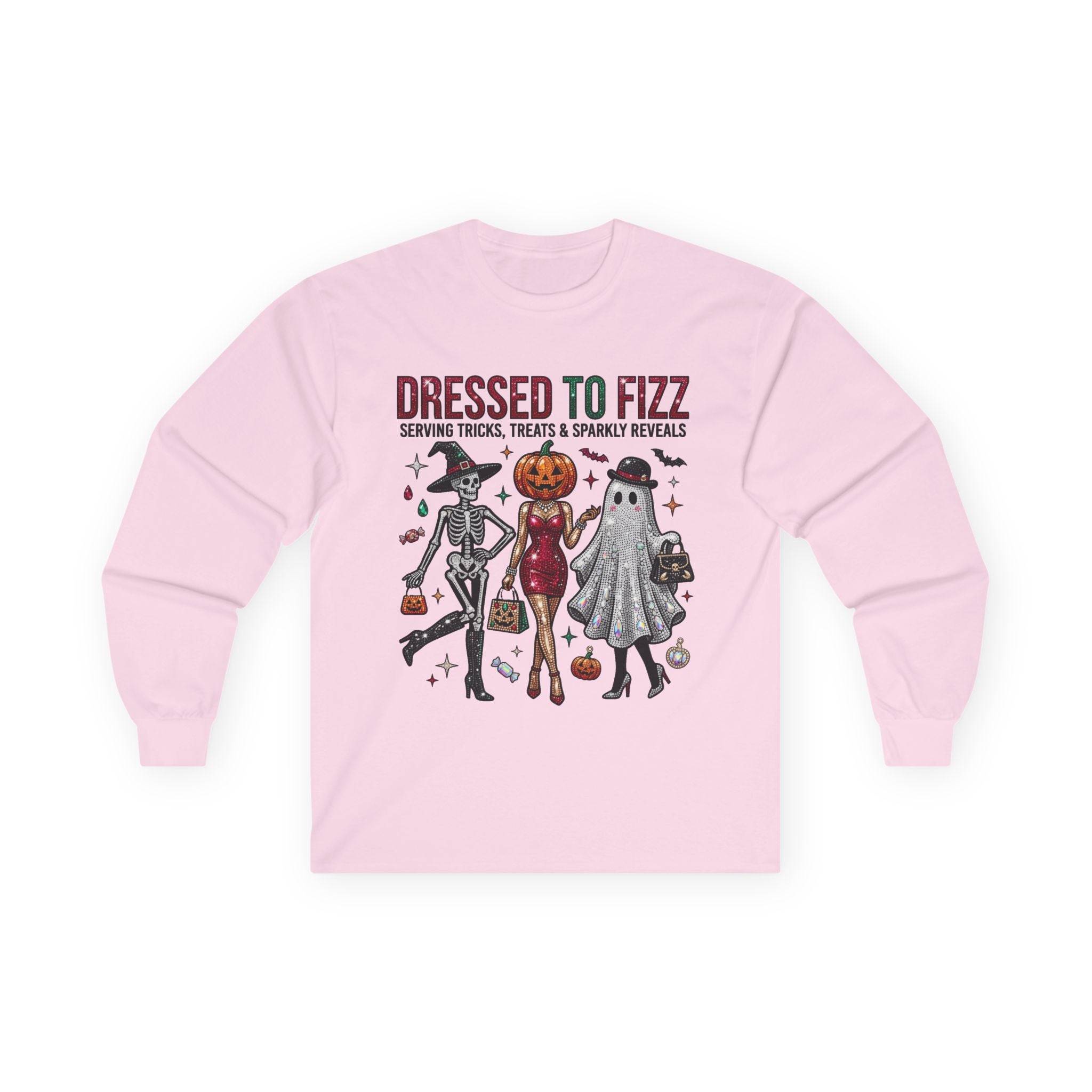 Dressed To Fizz Long Sleeve Tee - Gildan