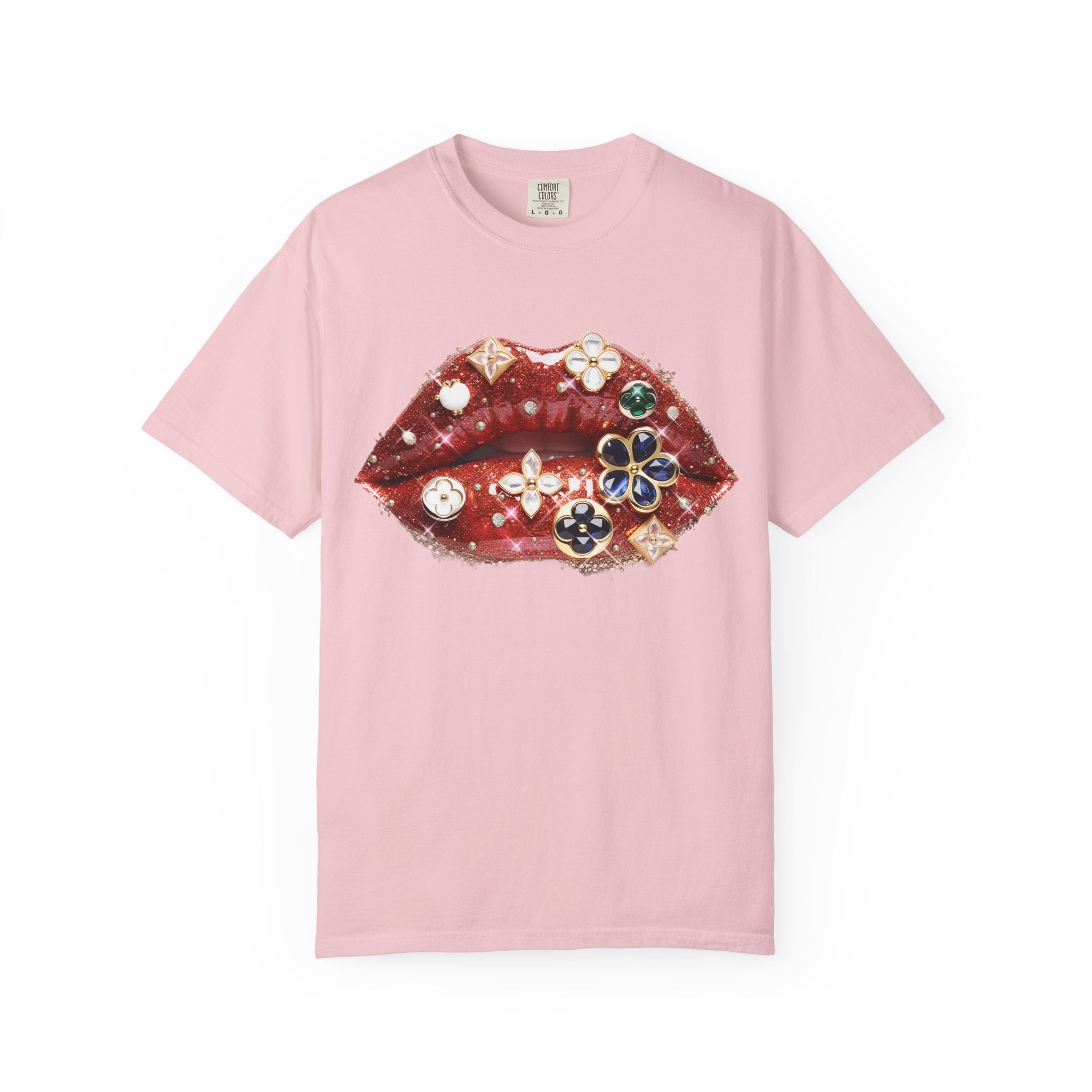 Jewel Lips Tee - Comfort Colors